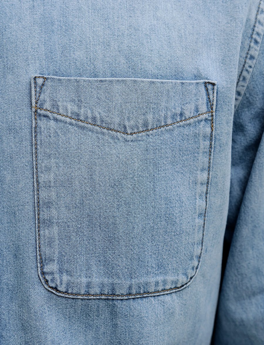 Jack & Jones - JJEBROOK JJOXFORD SHIRT AKM 990 NOOS - chemises en jean - blue denim - 5