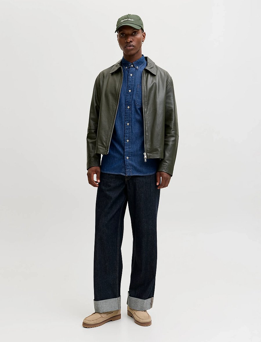 Jack & Jones - JJEBROOK JJOXFORD SHIRT AKM 990 NOOS - chemises en jean - blue denim - 4