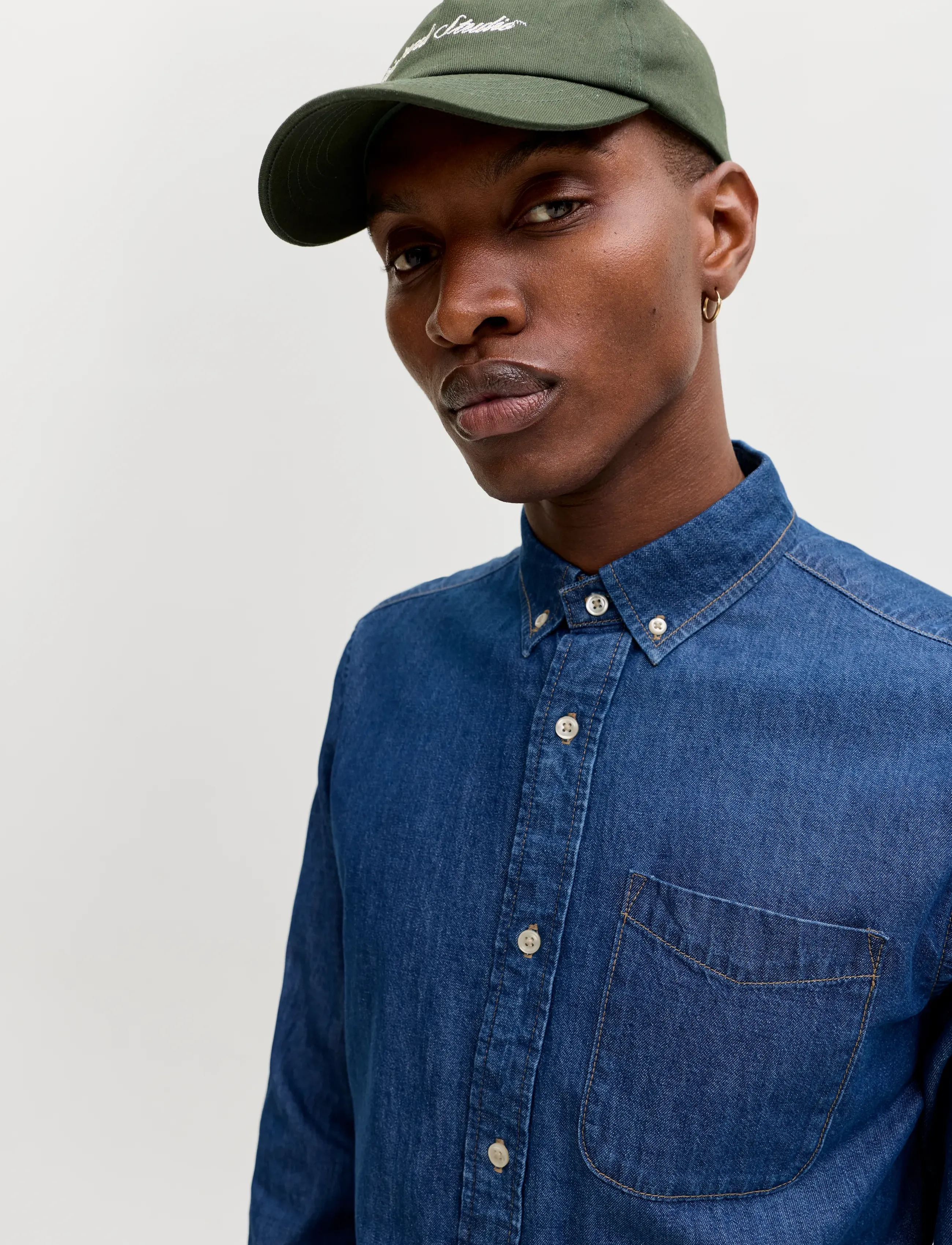 Jack & Jones - JJEBROOK JJOXFORD SHIRT AKM 990 NOOS - chemises en jean - blue denim - 5