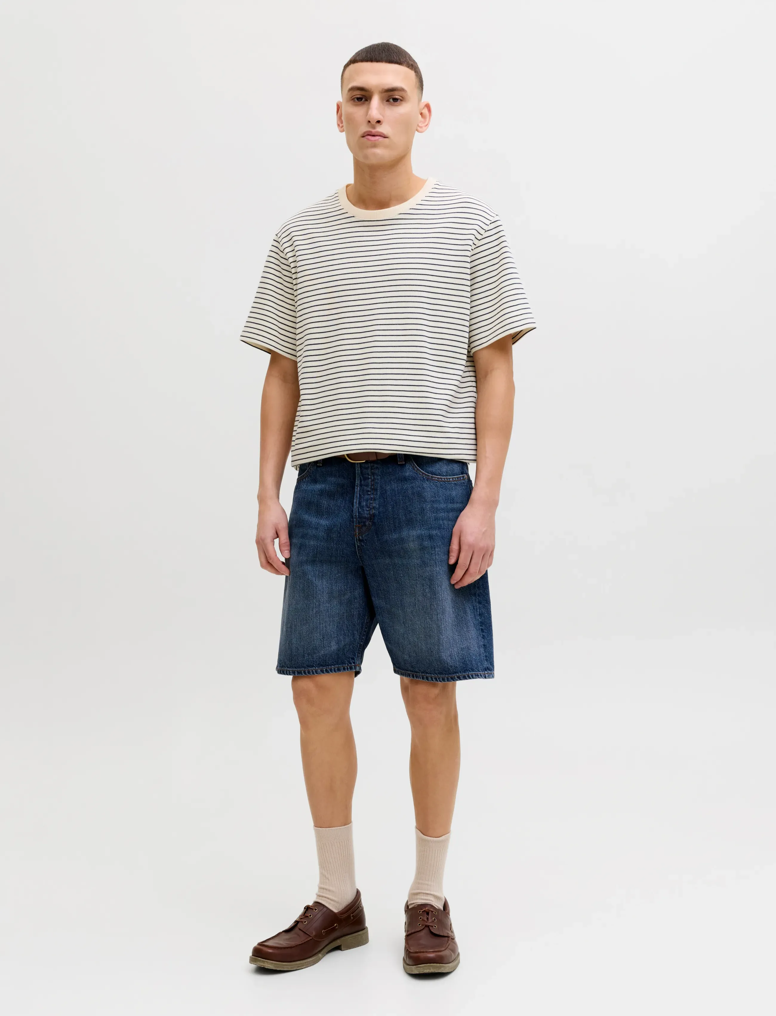Jack & Jones - JJITONY JJORIGINAL SHORTS AKM 280 - jorts - blue denim - 4