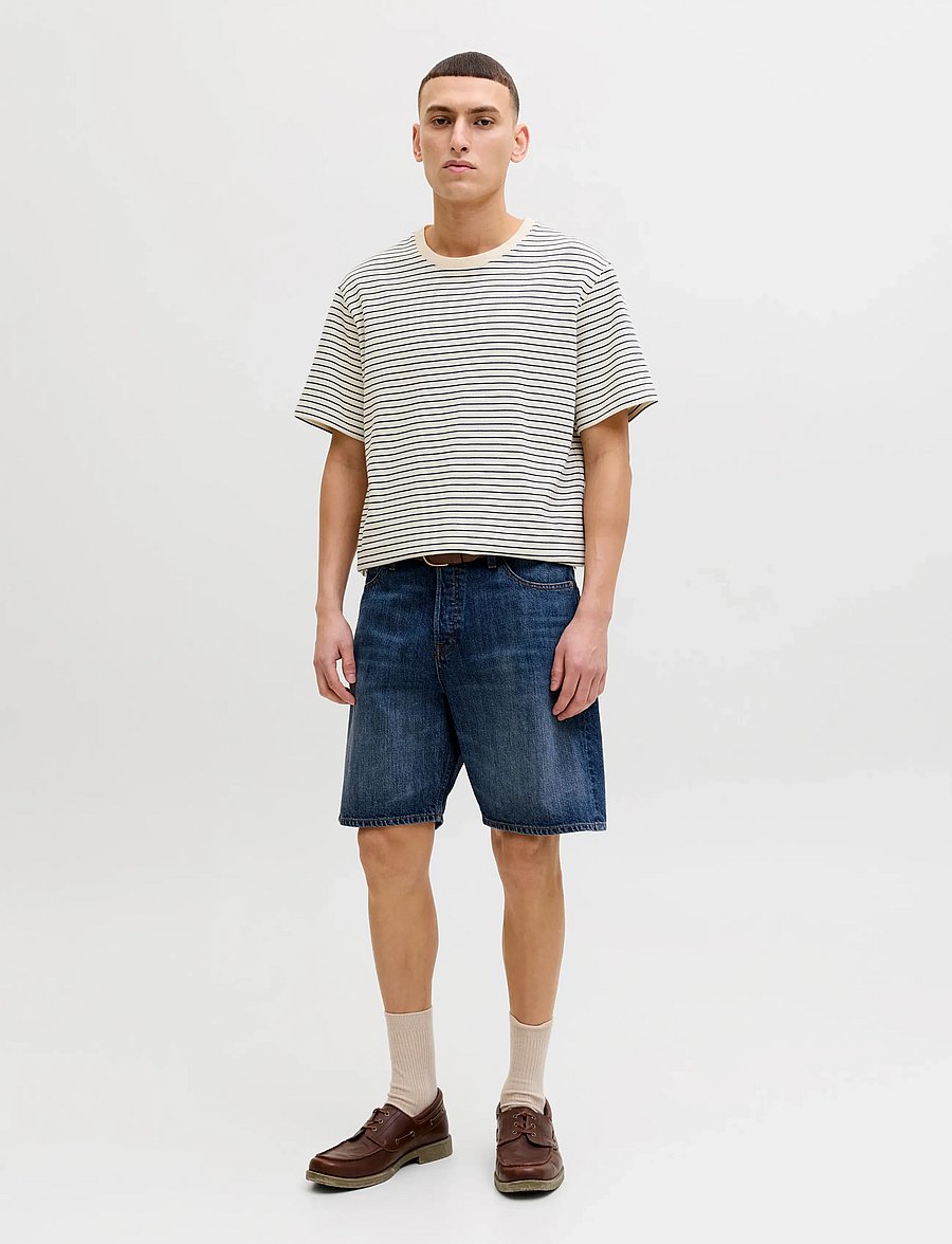 Jack & Jones - JJITONY JJORIGINAL SHORTS AKM 280 - jeans shorts - blue denim - 4