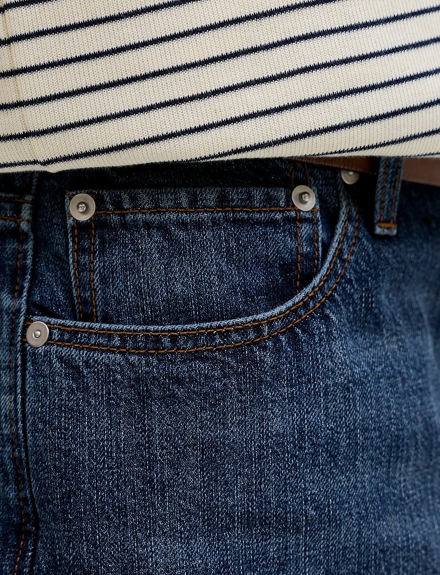Jack & Jones - JJITONY JJORIGINAL SHORTS AKM 280 - jeans shorts - blue denim - 5
