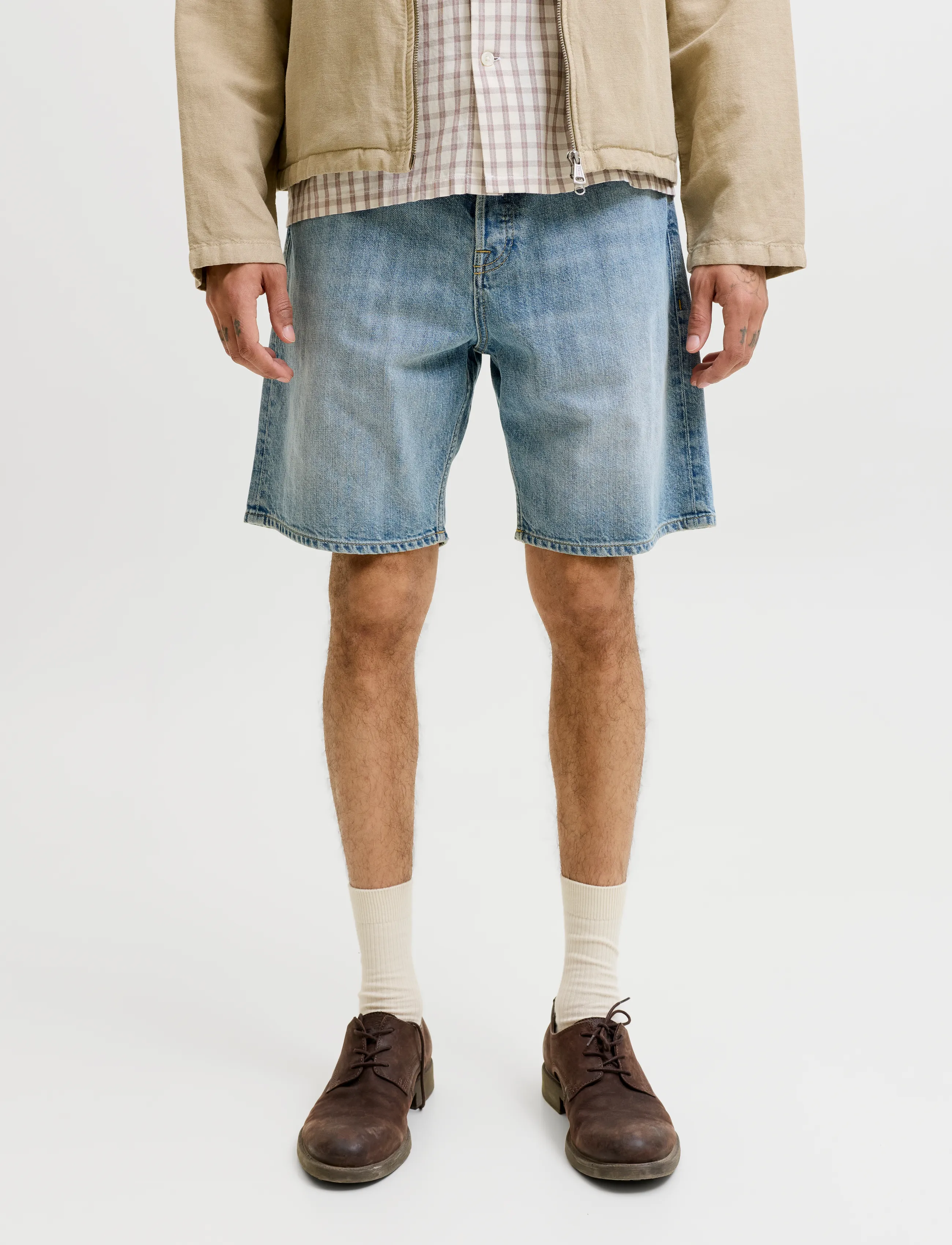 Jack & Jones JJITONY JJORIGINAL SHORTS AKM 280 - Denimkläder - BLUE DENIM / blue