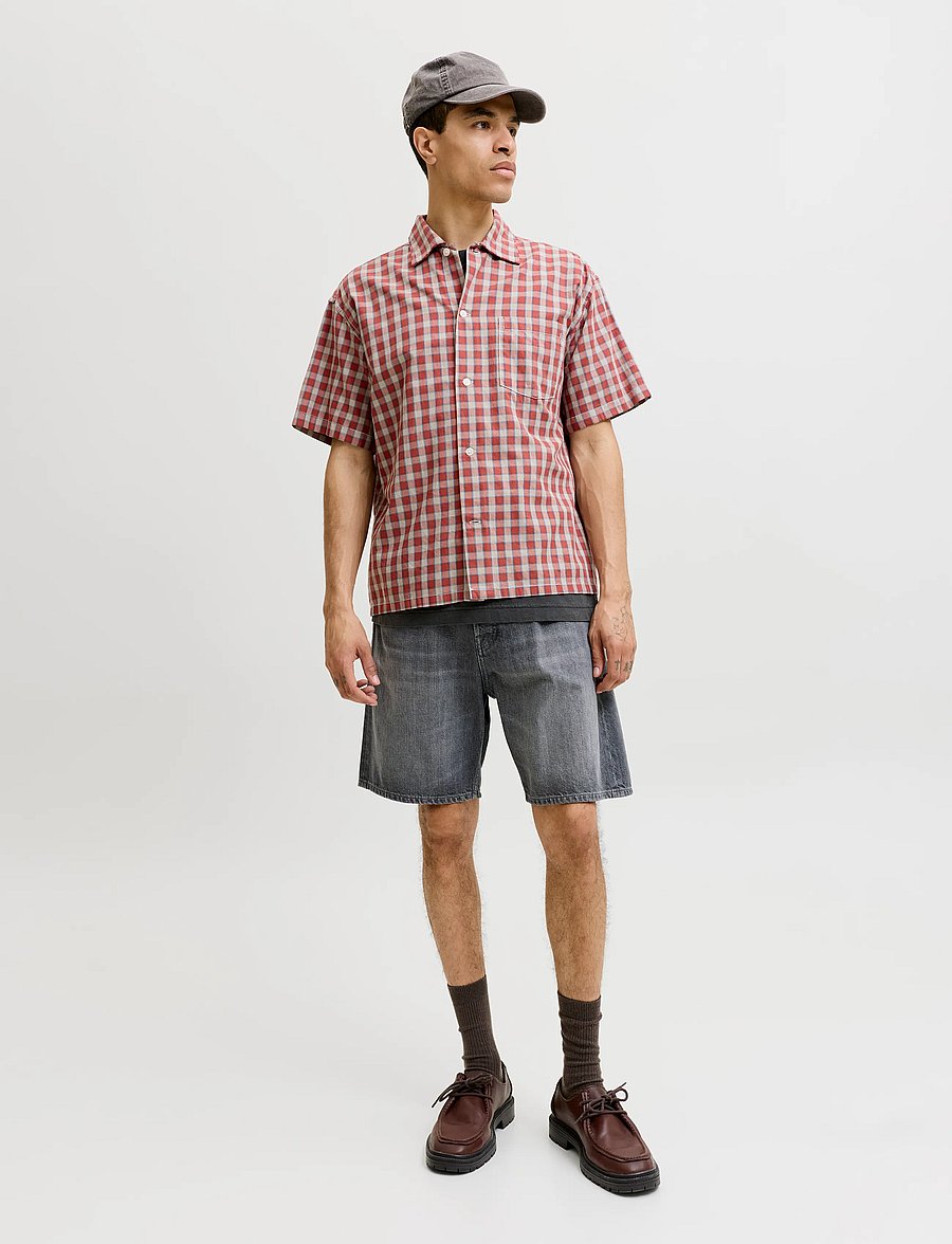 Jack & Jones - JJITONY JJORIGINAL SHORTS AKM 280 - lühikesed teksapüksid - grey denim - 4
