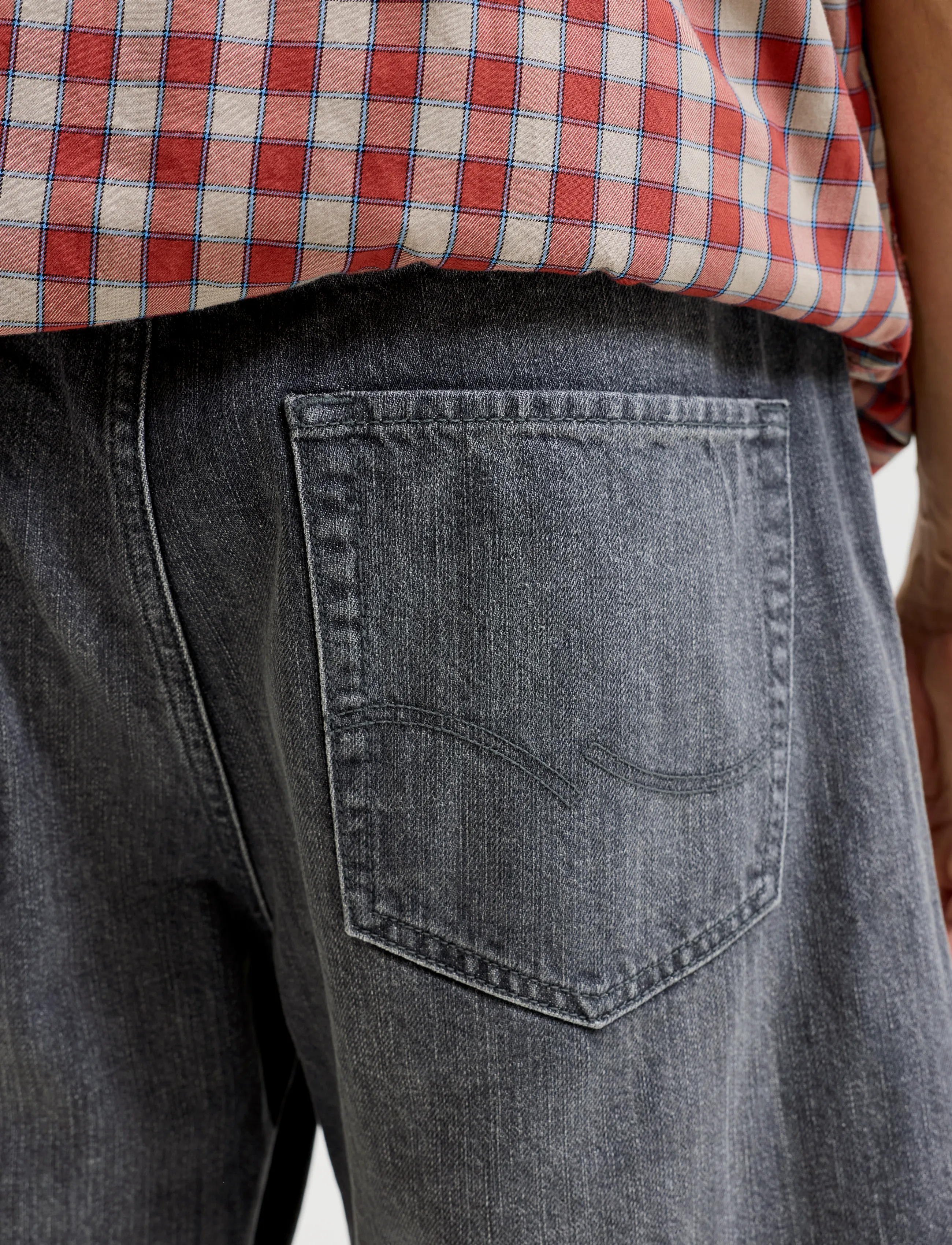 Jack & Jones JJITONY JJORIGINAL SHORTS AKM 280 - Streetstyle - GREY DENIM / grey