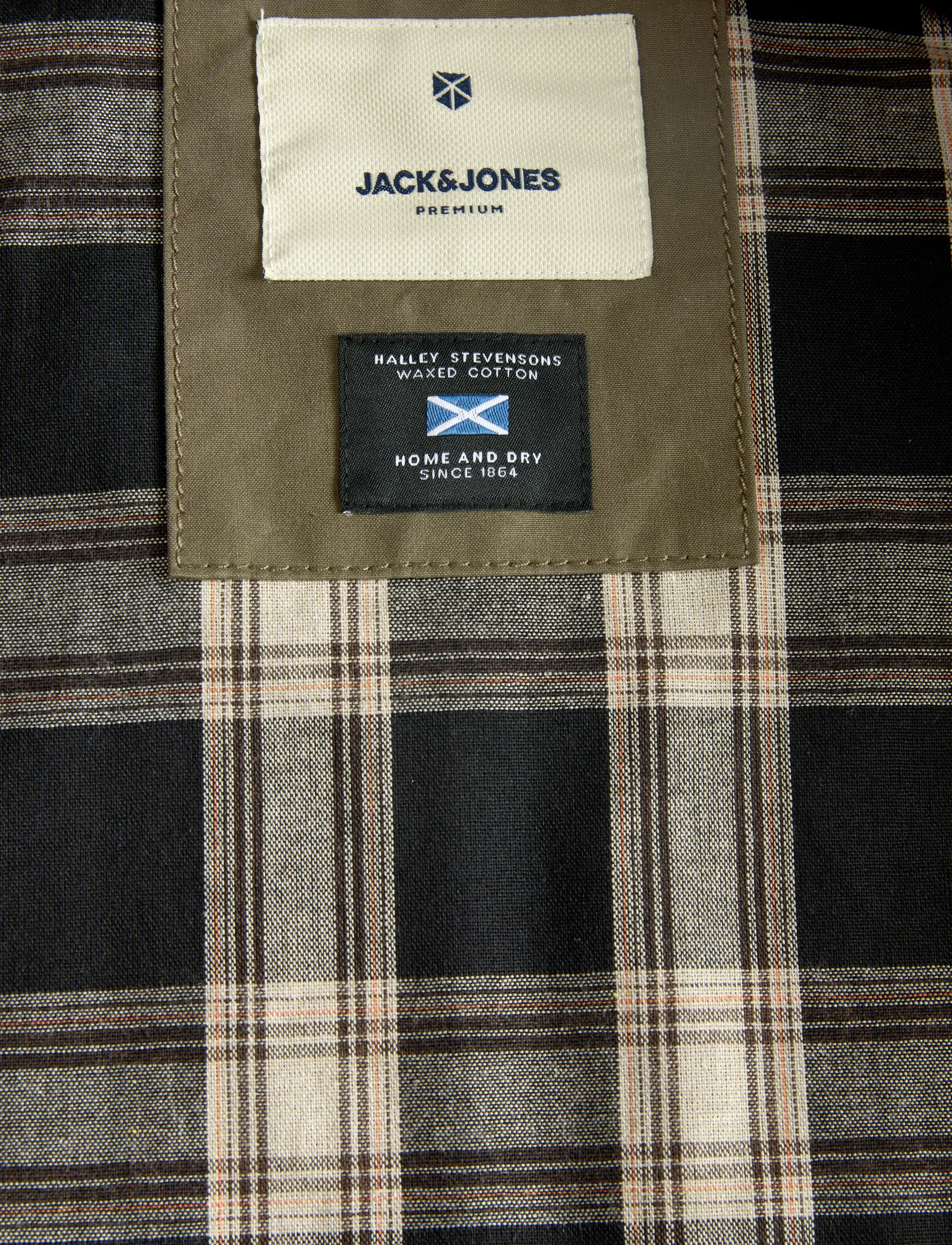 Jack & Jones - JPRBLUCLINT WAXED JACKET - vårjackor - canteen - 4
