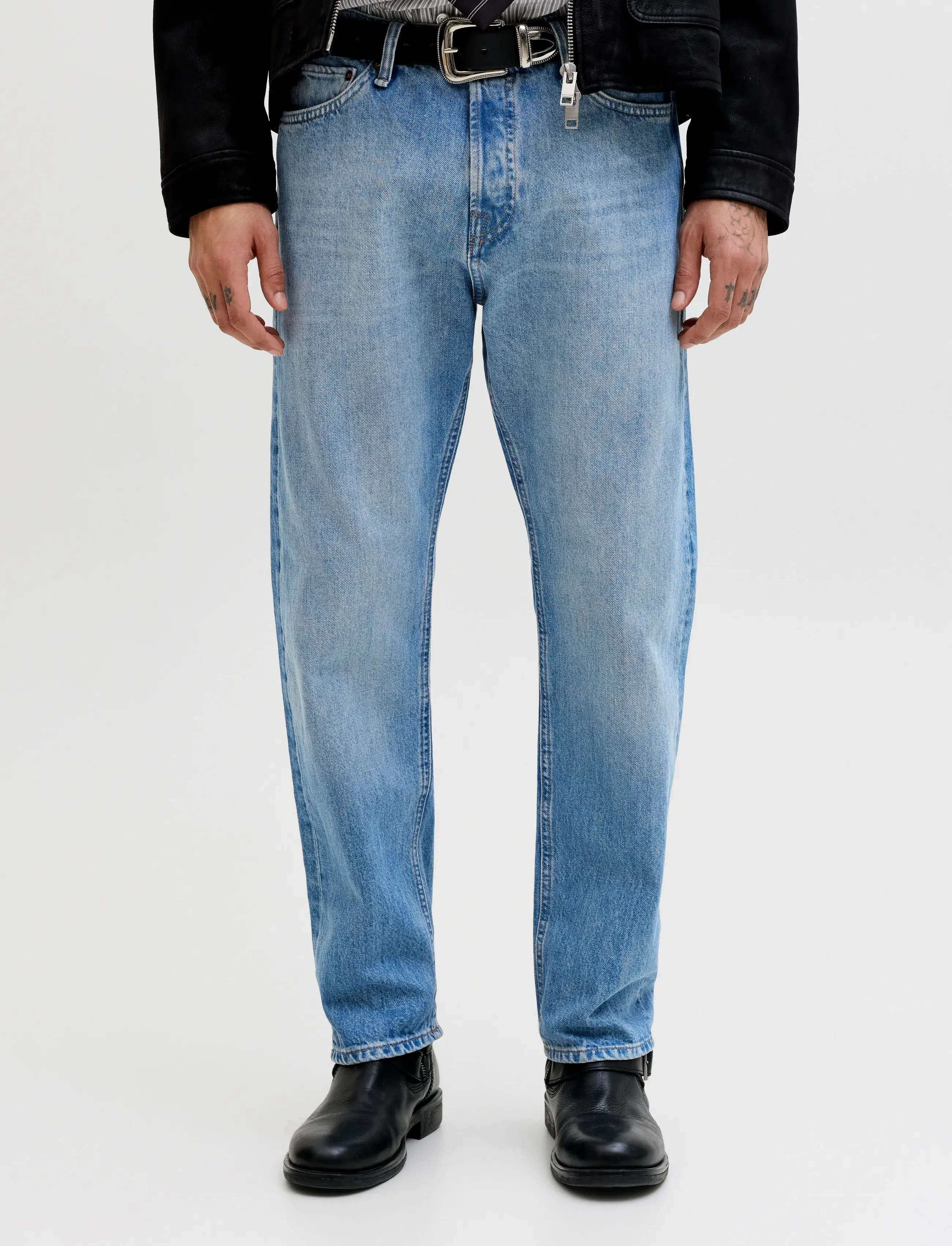 Jack & Jones JJICHRIS JJCOOPER JOS 743 SN - Džinsi - BLUE DENIM / blue