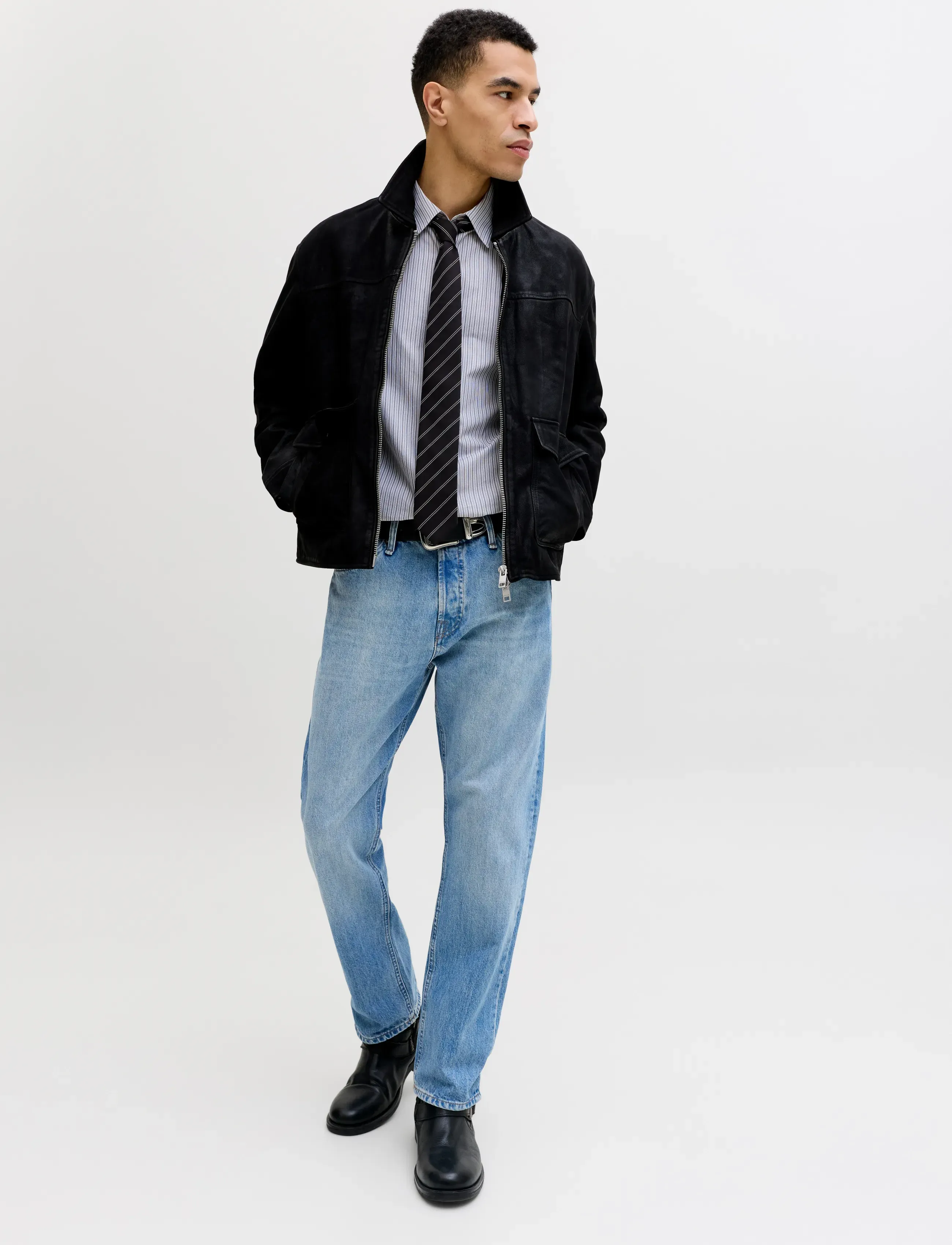 JACK & JONES Jjichris Jjcooper Jos 743 Sn relaxed fit jeans herr – bild 5