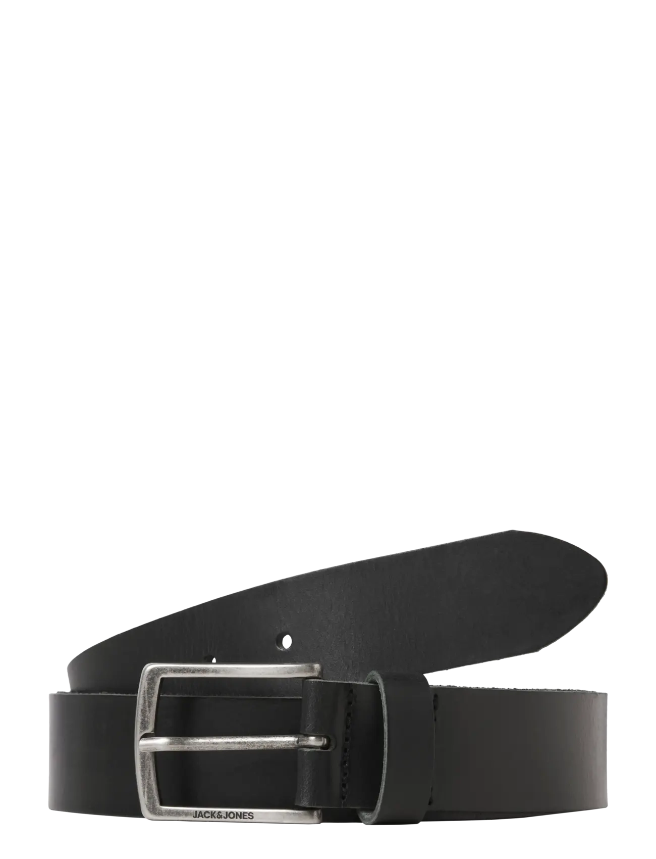 Jack & Jones JACTORINO LEATHER BELT - Accessoarer - BLACK / black