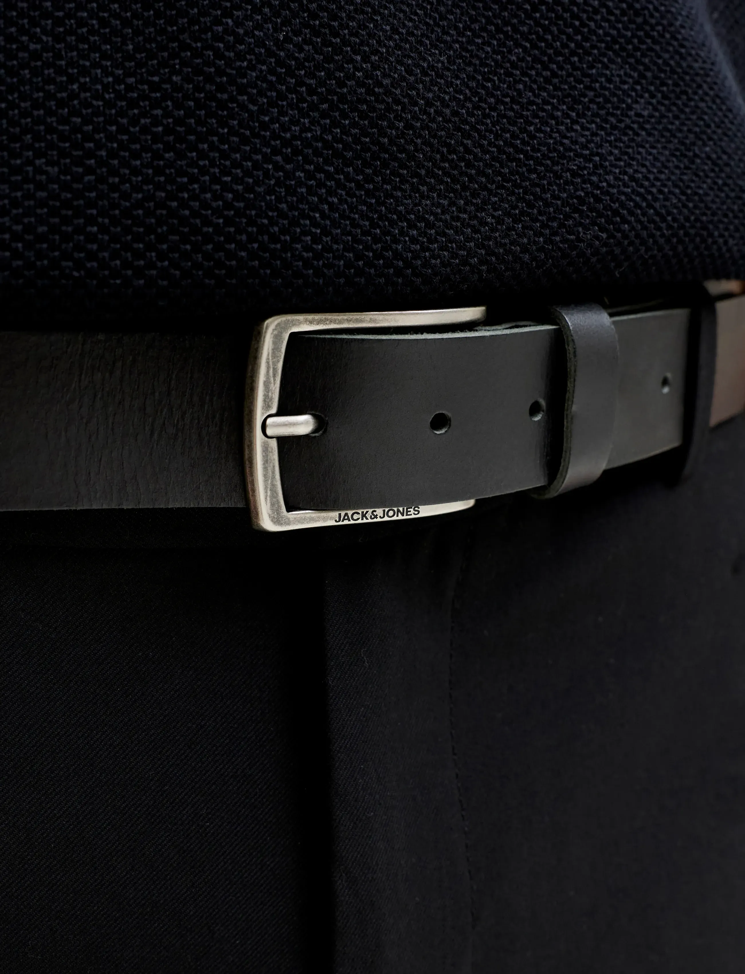 Jack & Jones - JACTORINO LEATHER BELT - laveste priser - black - 4