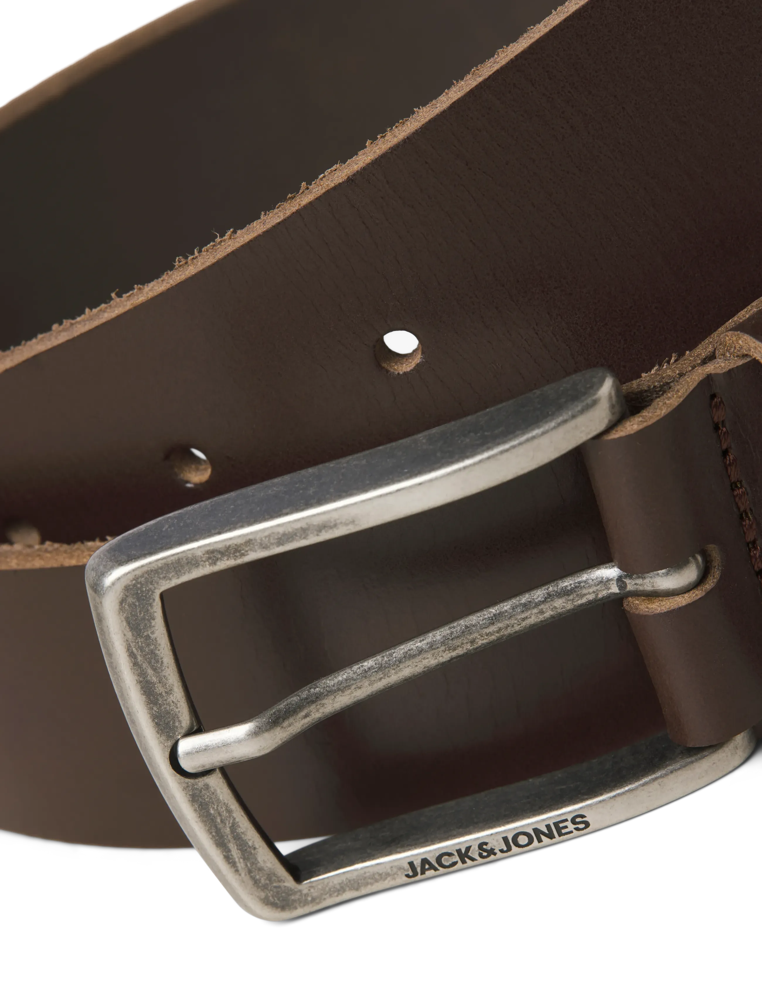 Jack & Jones - JACTORINO LEATHER BELT - laveste priser - brown stone - 3