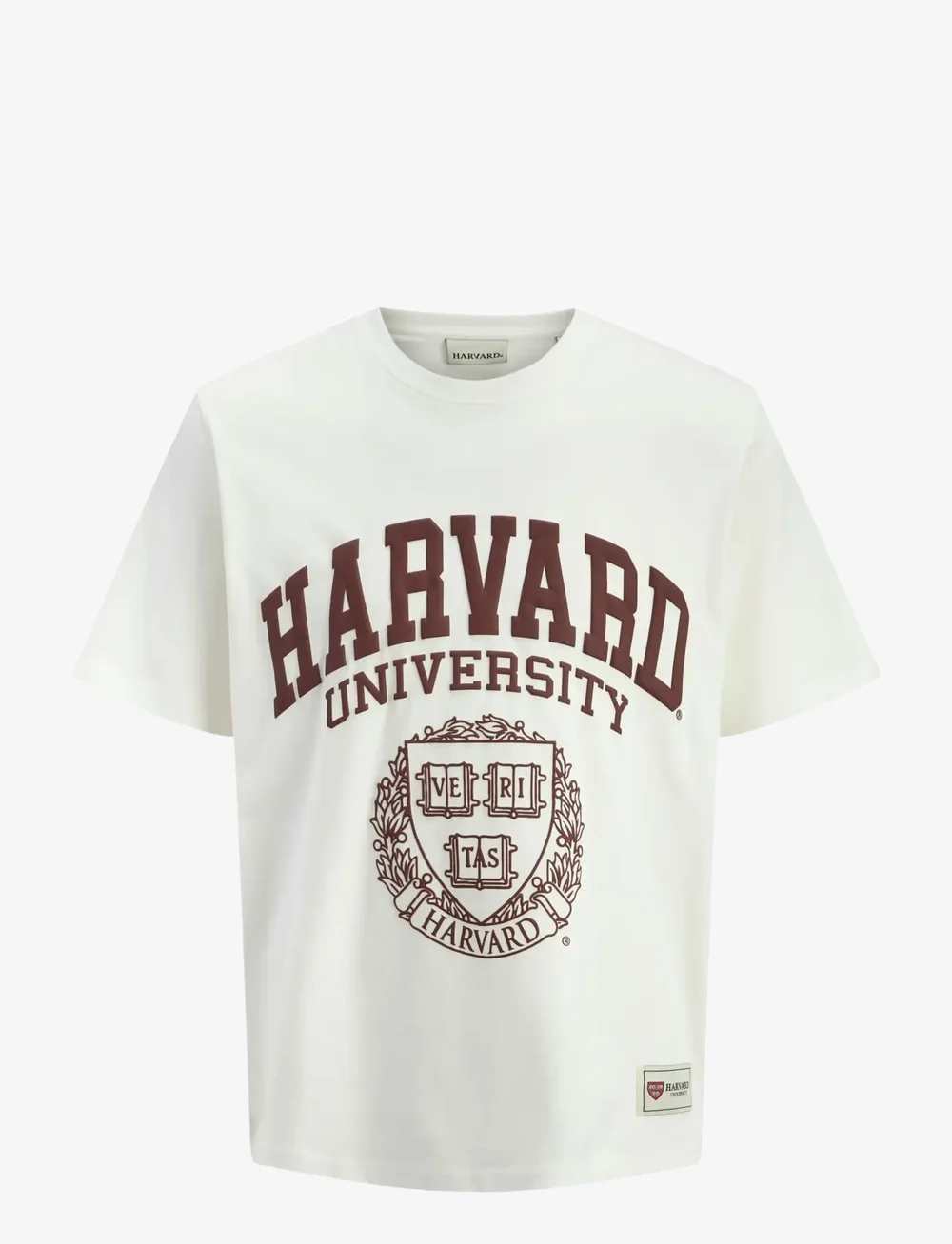 Jack & Jones - JORHARVARD TEE SS C.N STYD SS25 - kortærmede t-shirts - egret - 1