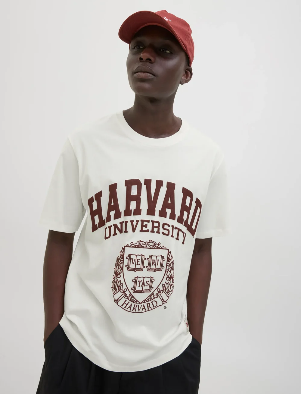 Jack & Jones - JORHARVARD TEE SS C.N STYD SS25 - kortærmede t-shirts - egret - 5