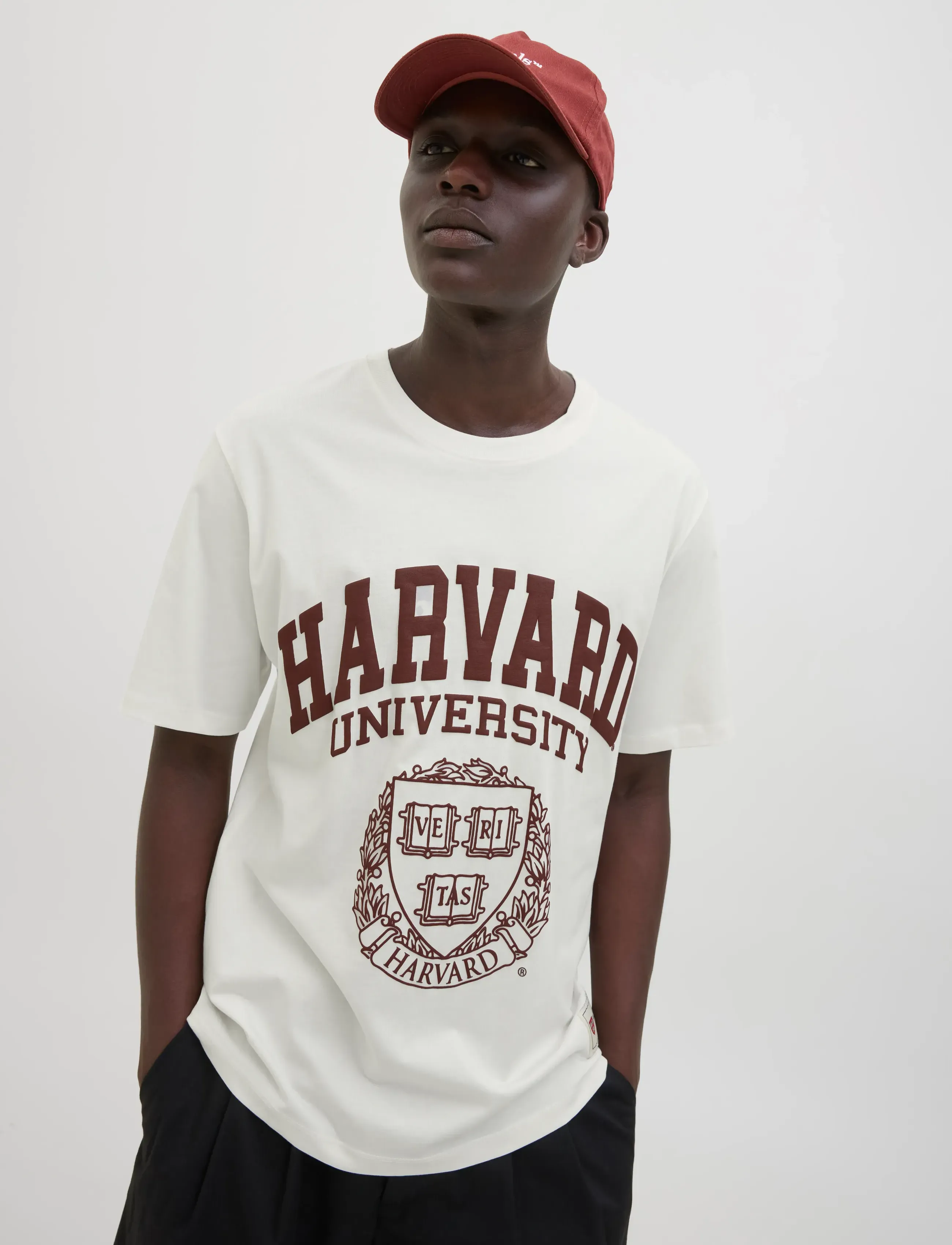 Jack & Jones - JORHARVARD TEE SS C.N STYD SS25 - short-sleeved t-shirts - egret - 5