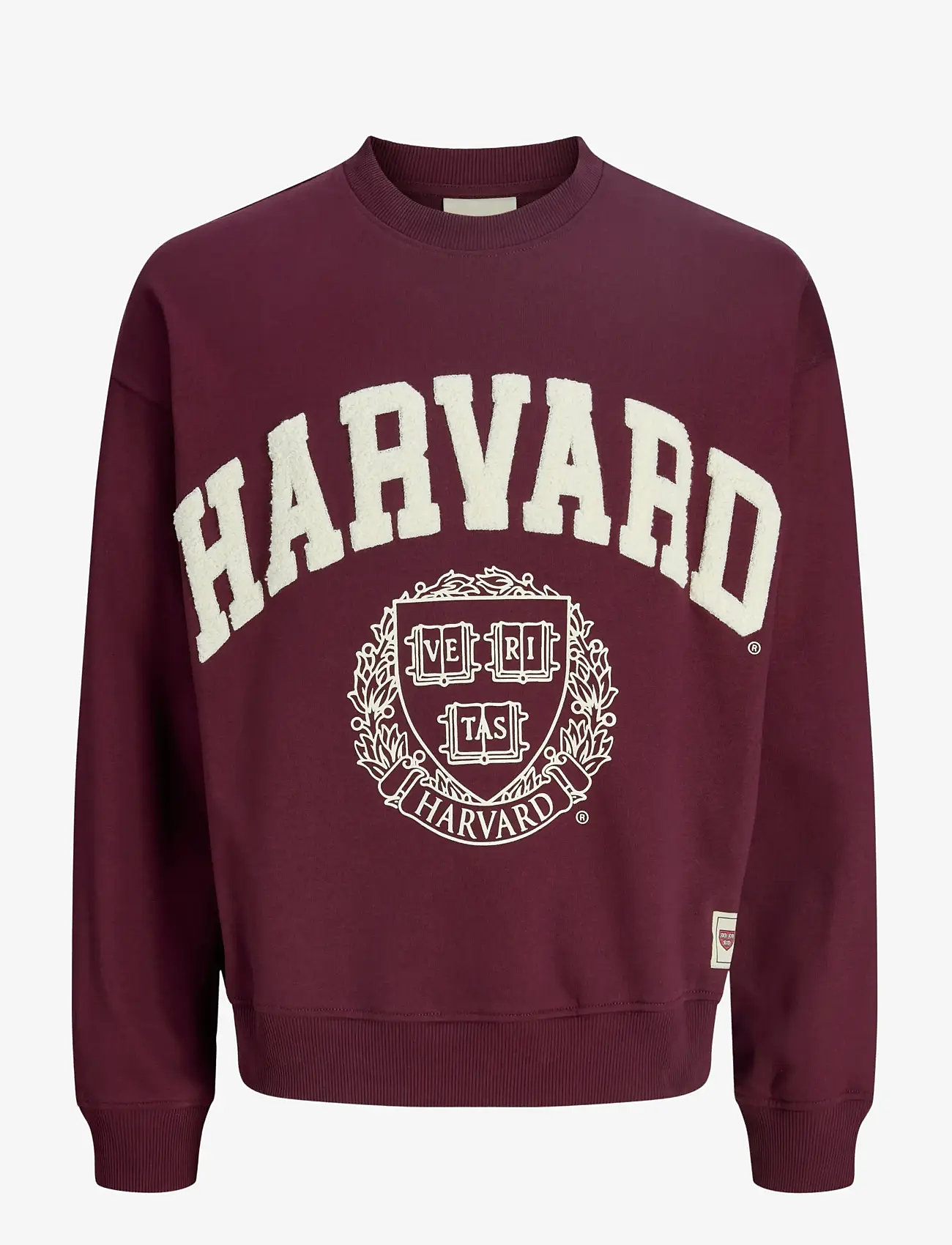 Jack & Jones - JORHARVARD SWEAT C.N STYD SS25 - geschenke unter 50€ - maroon banner - 0