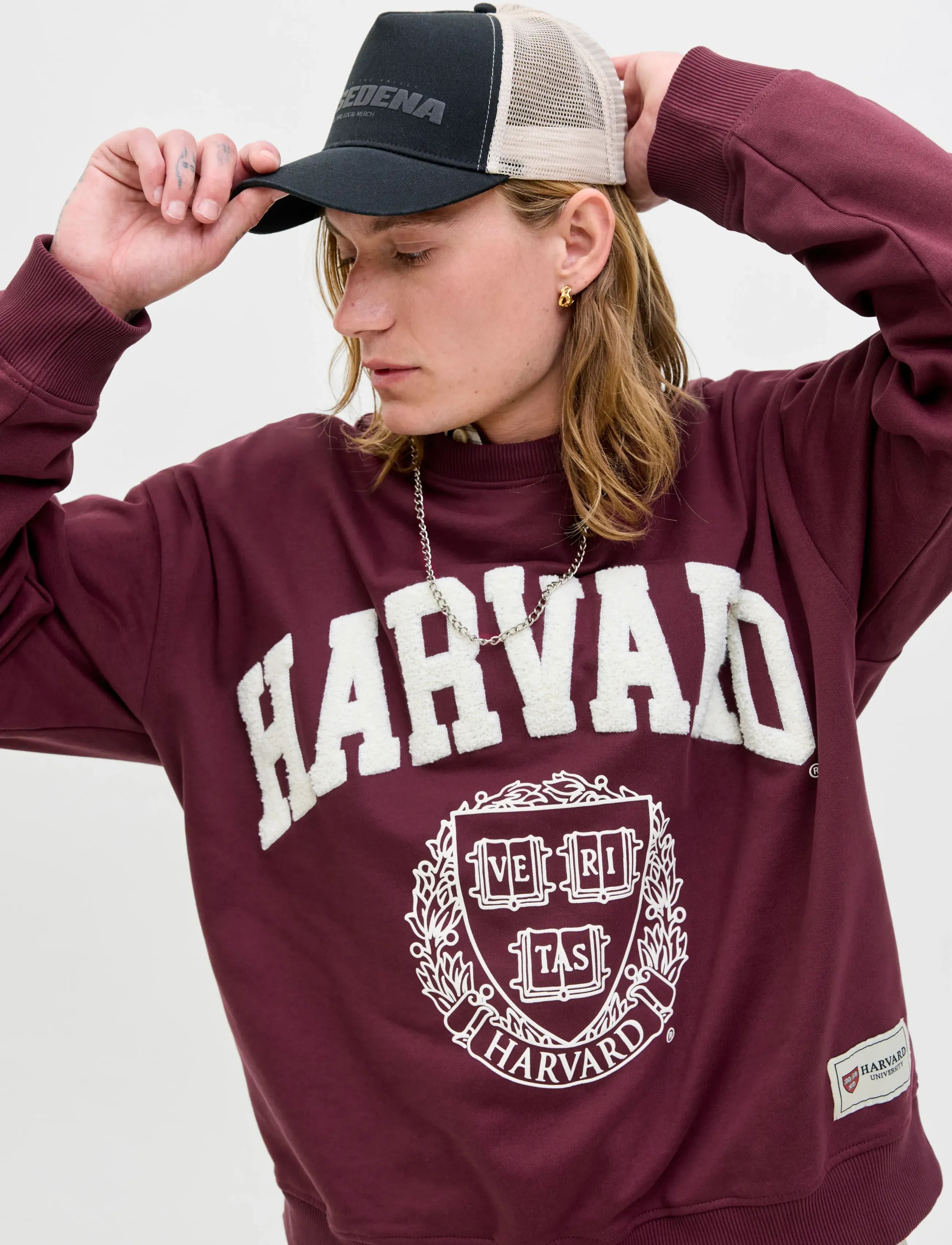JACK & JONES Jorharvard Sweat C.n Styd Ss25 sweatshirts herr – bild 6
