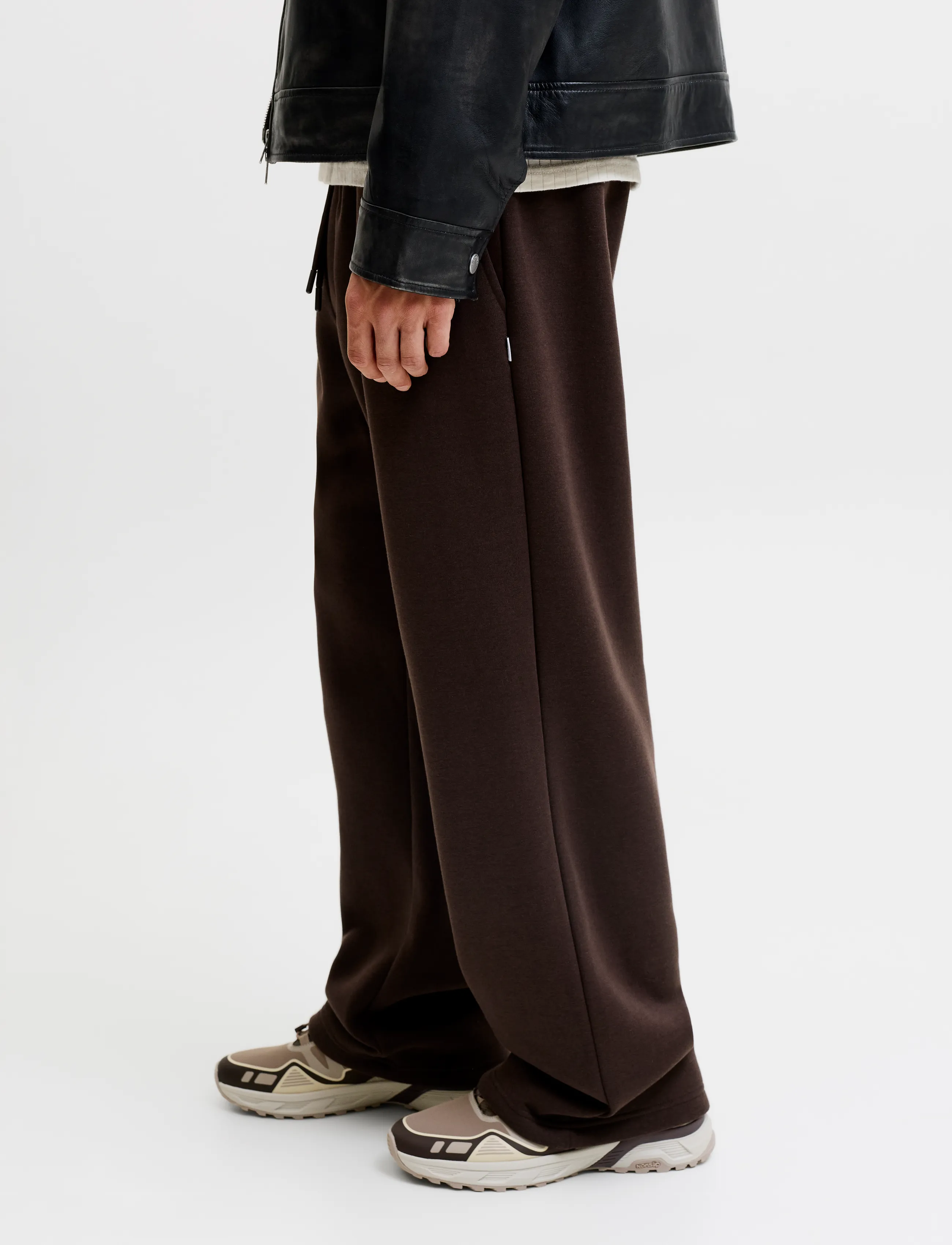 Jack & Jones JPSTBILL BRADLEY SWEAT PANTS NOOS - Streetstyle - JAVA / brown