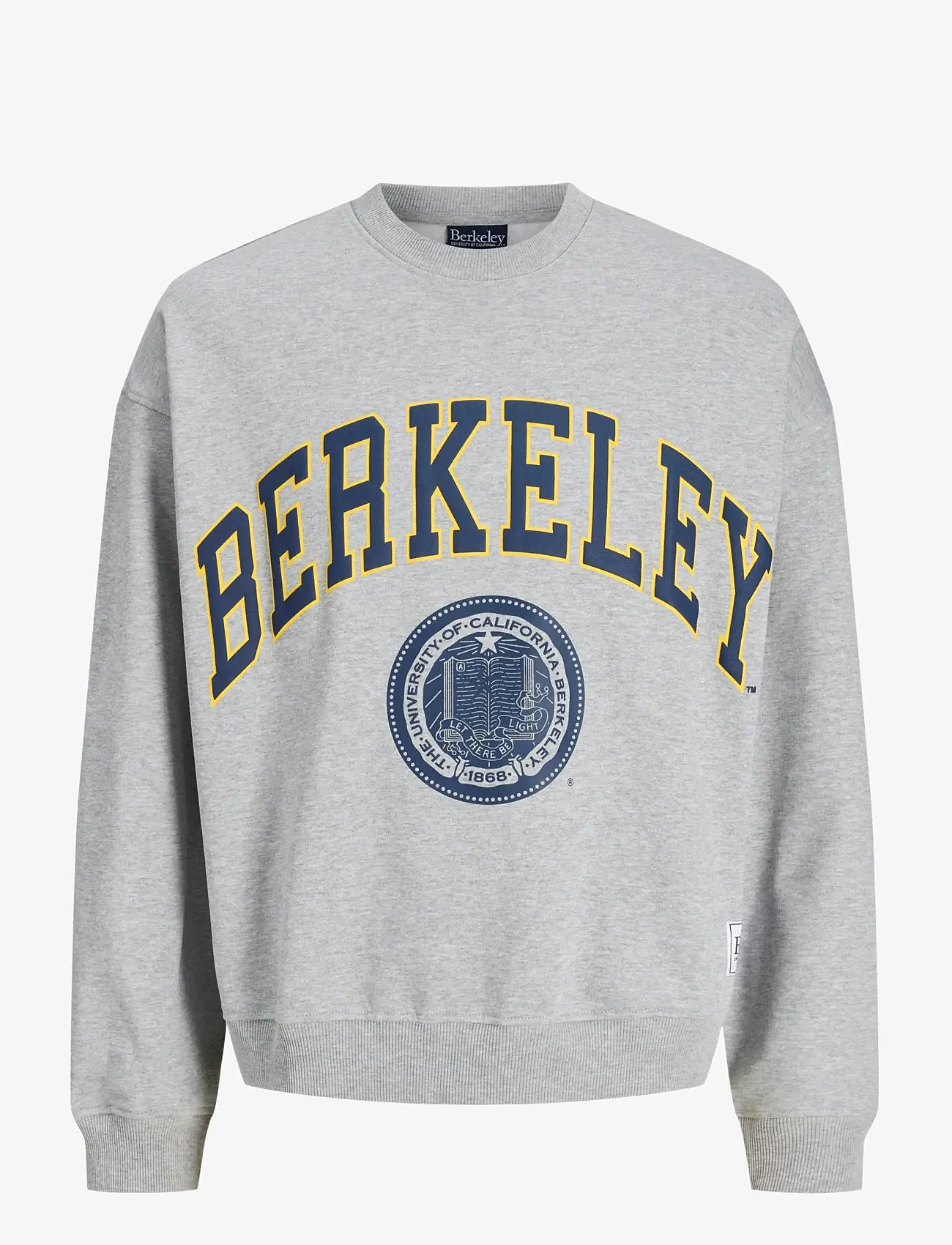 Jack & Jones - JORBERKELEY SWEAT C.N STYD SS25 - gifts below 50€ - light grey melange - 0