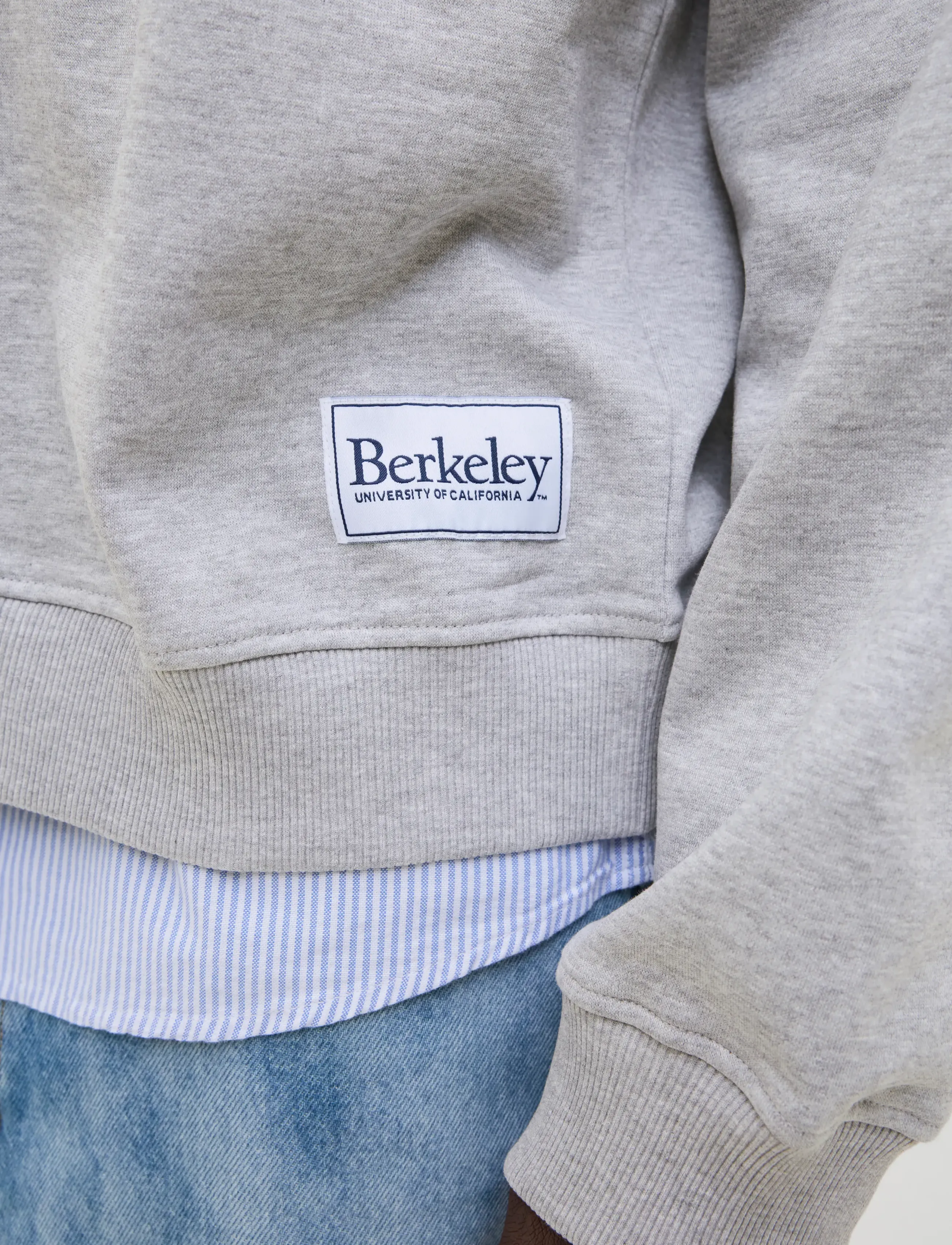 Jack & Jones - JORBERKELEY SWEAT C.N STYD SS25 - sweatshirts - light grey melange - 3