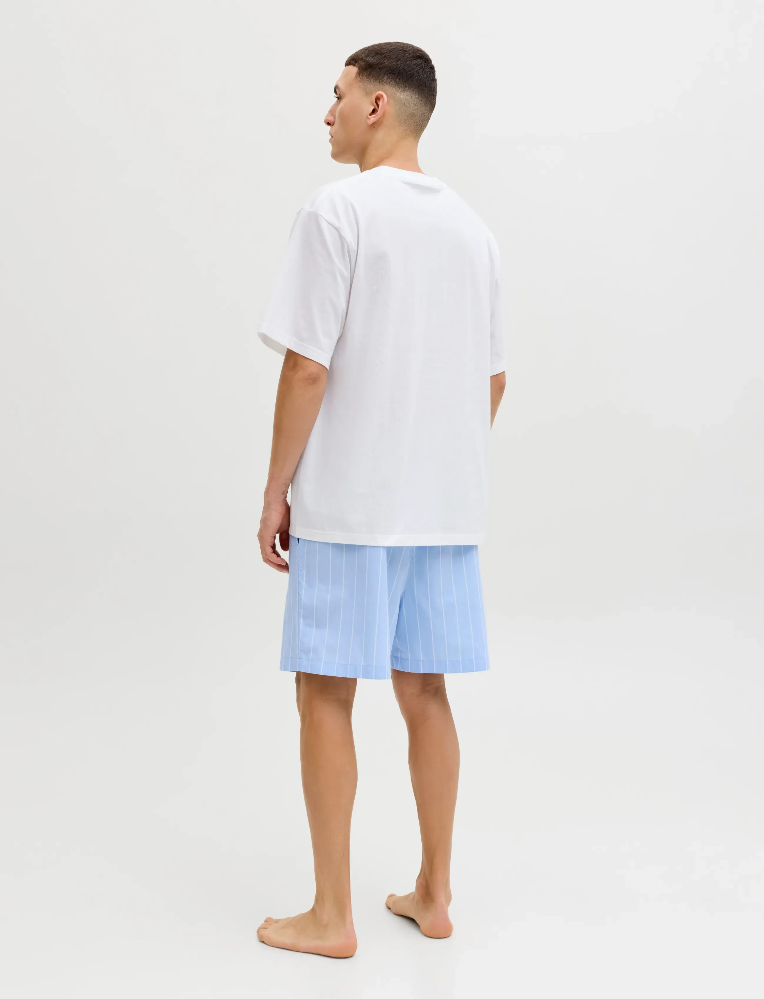 Jack & Jones - JACFLORENCE SS TEE AND SHORTS SET W - pidžaamakomplekt - chambray blue - 2