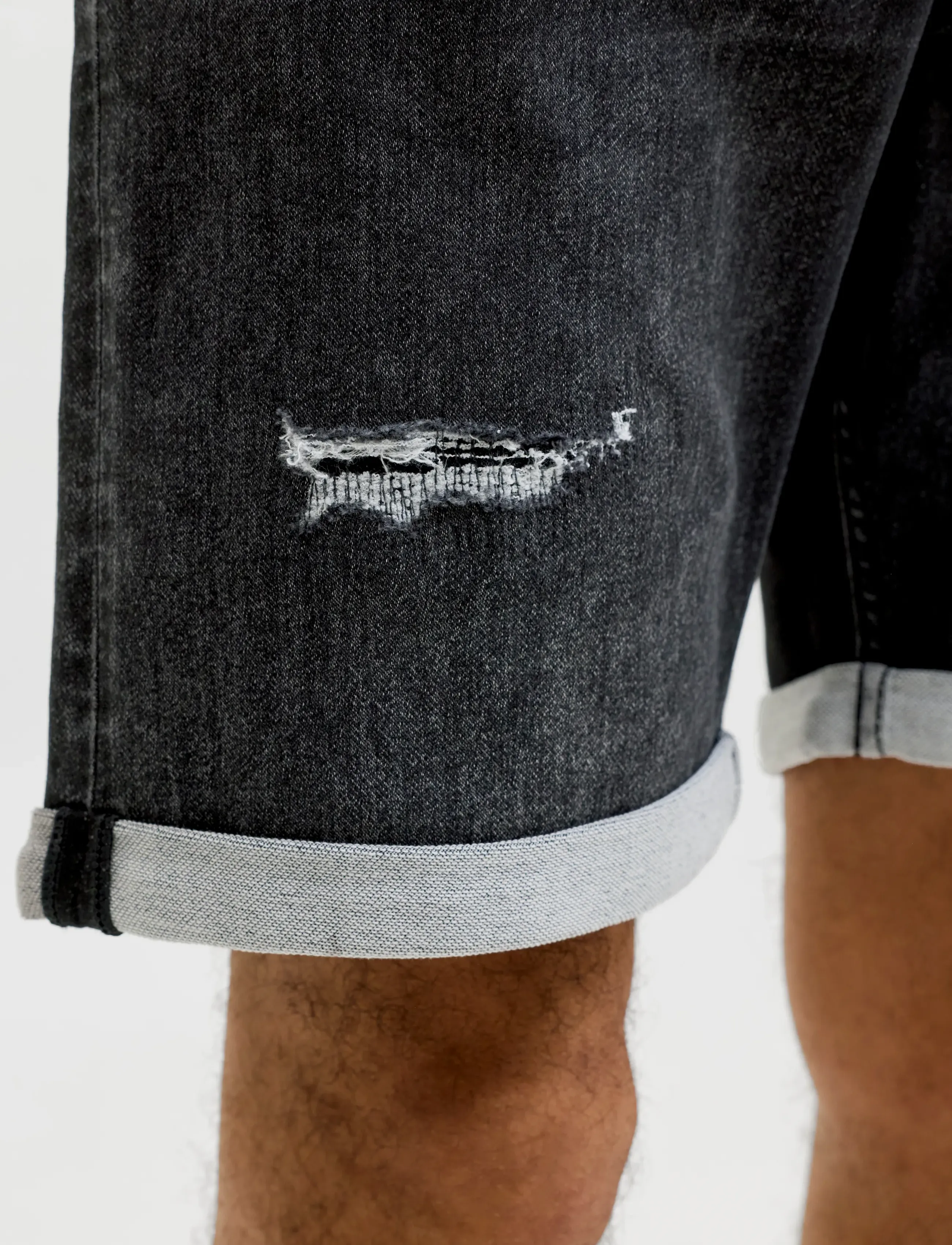 Jack & Jones - JJIRICK JJICON I.K. SHORTS GE 066 - jorts - black denim - 5