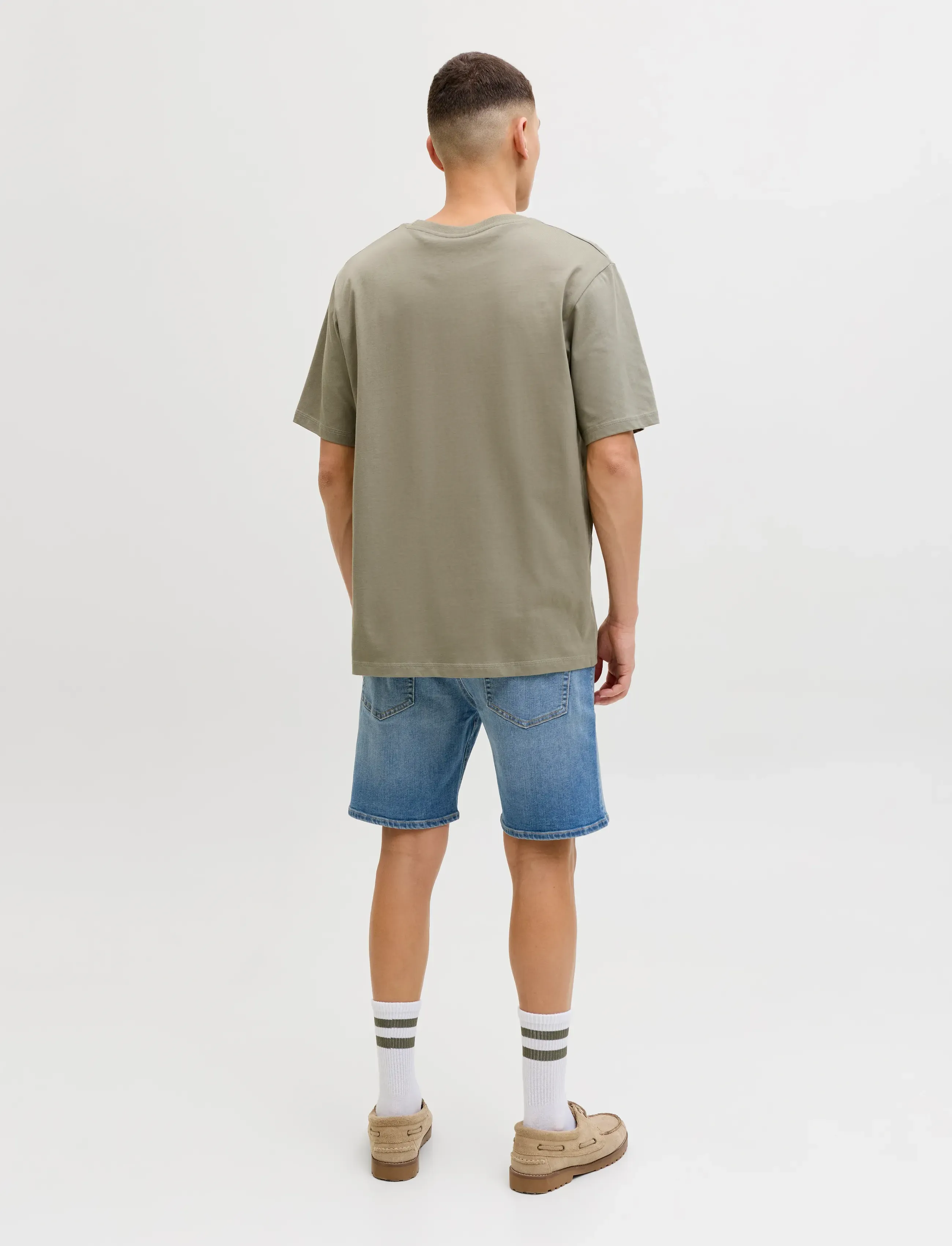 Jack & Jones - JJIRICK JJORIGINAL SHORTS AT 999 - jorts - blue denim - 3