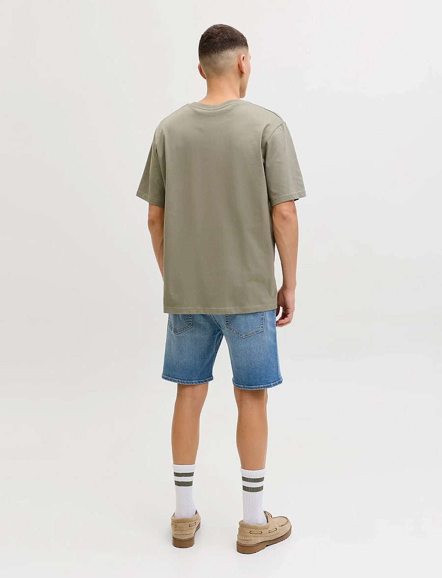 Jack & Jones - JJIRICK JJORIGINAL SHORTS AT 999 - jorts - blue denim - 3