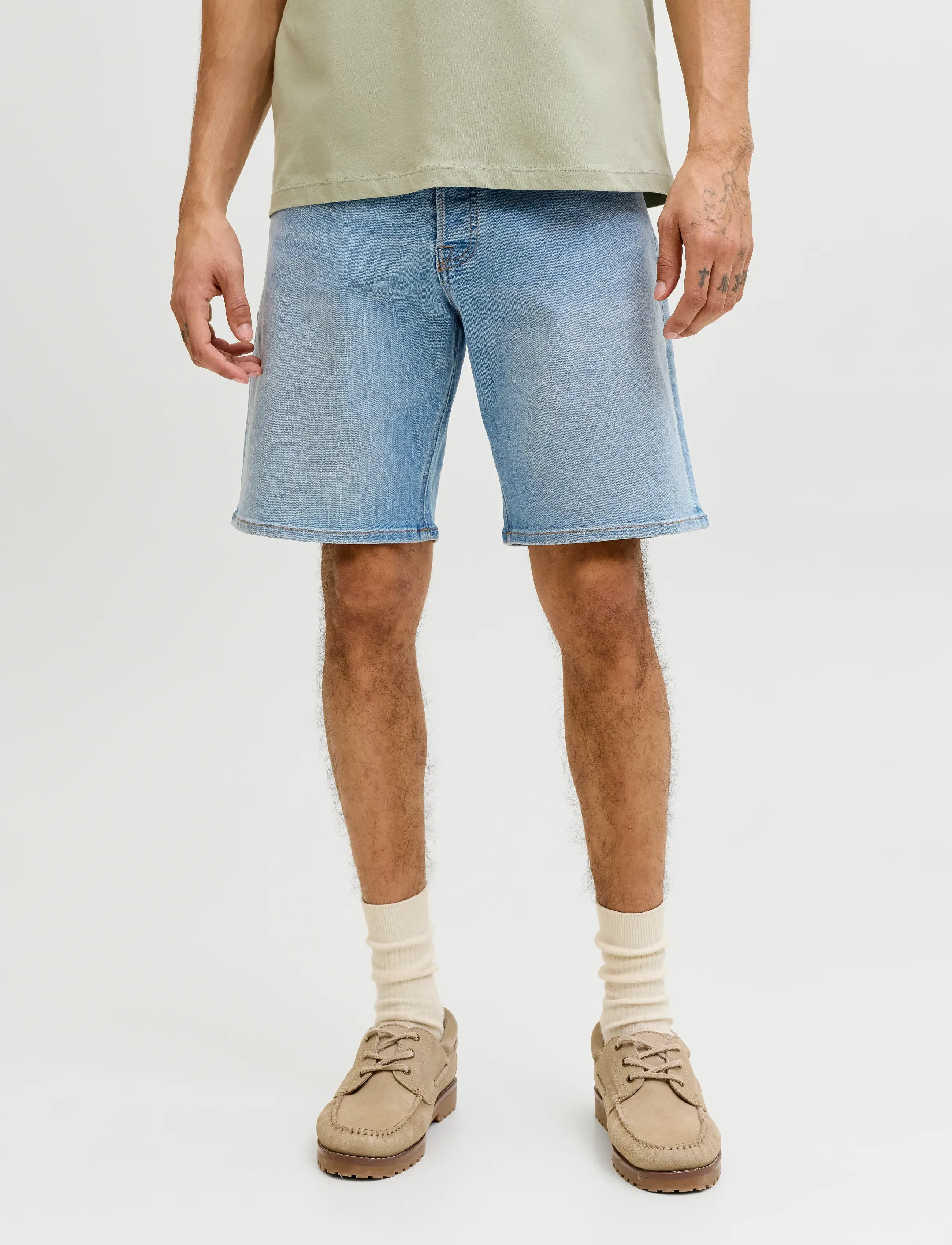 Jack & Jones JJIRICK JJORIGINAL SHORTS AT 999 - Bestsellers - BLUE DENIM / blue