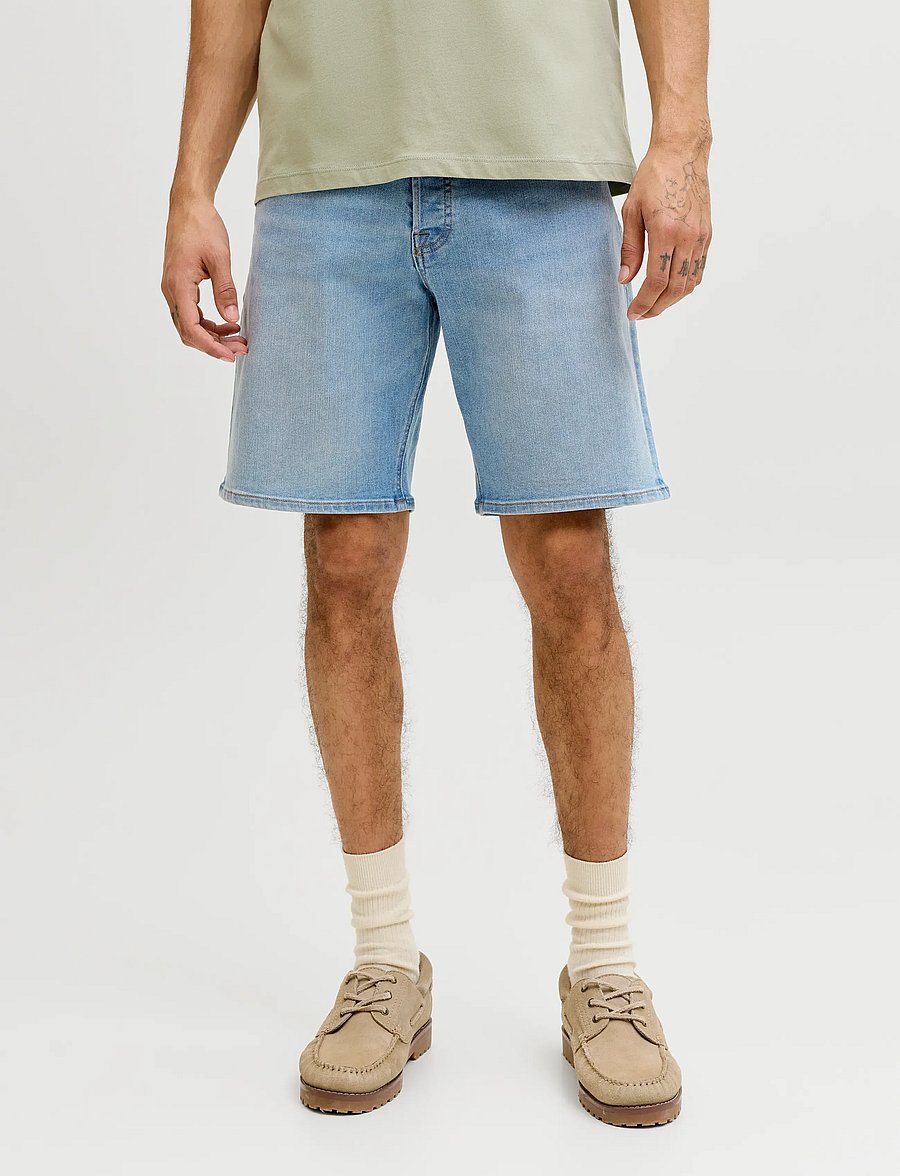 Jack & Jones - JJIRICK JJORIGINAL SHORTS AT 999 - denim shorts - blue denim - 0
