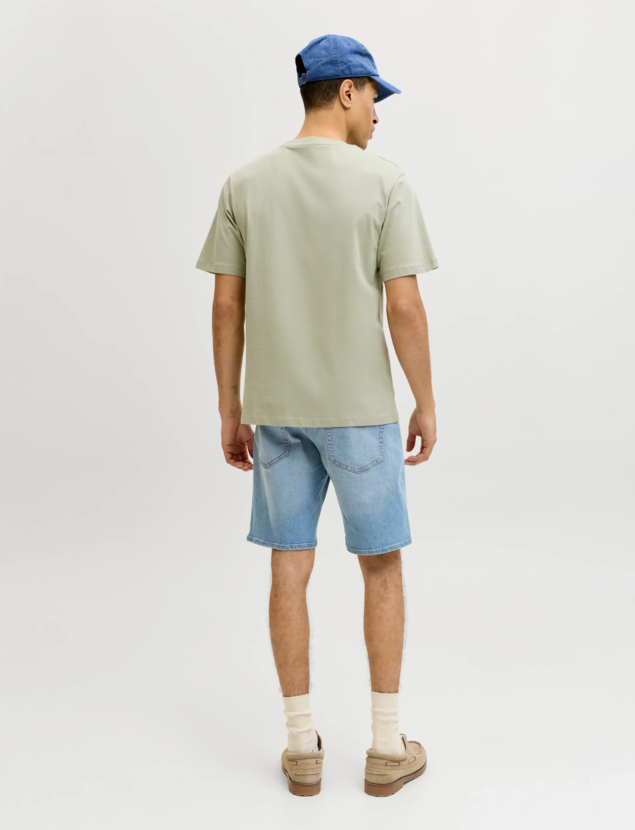 Jack & Jones - JJIRICK JJORIGINAL SHORTS AT 999 - denim shorts - blue denim - 3
