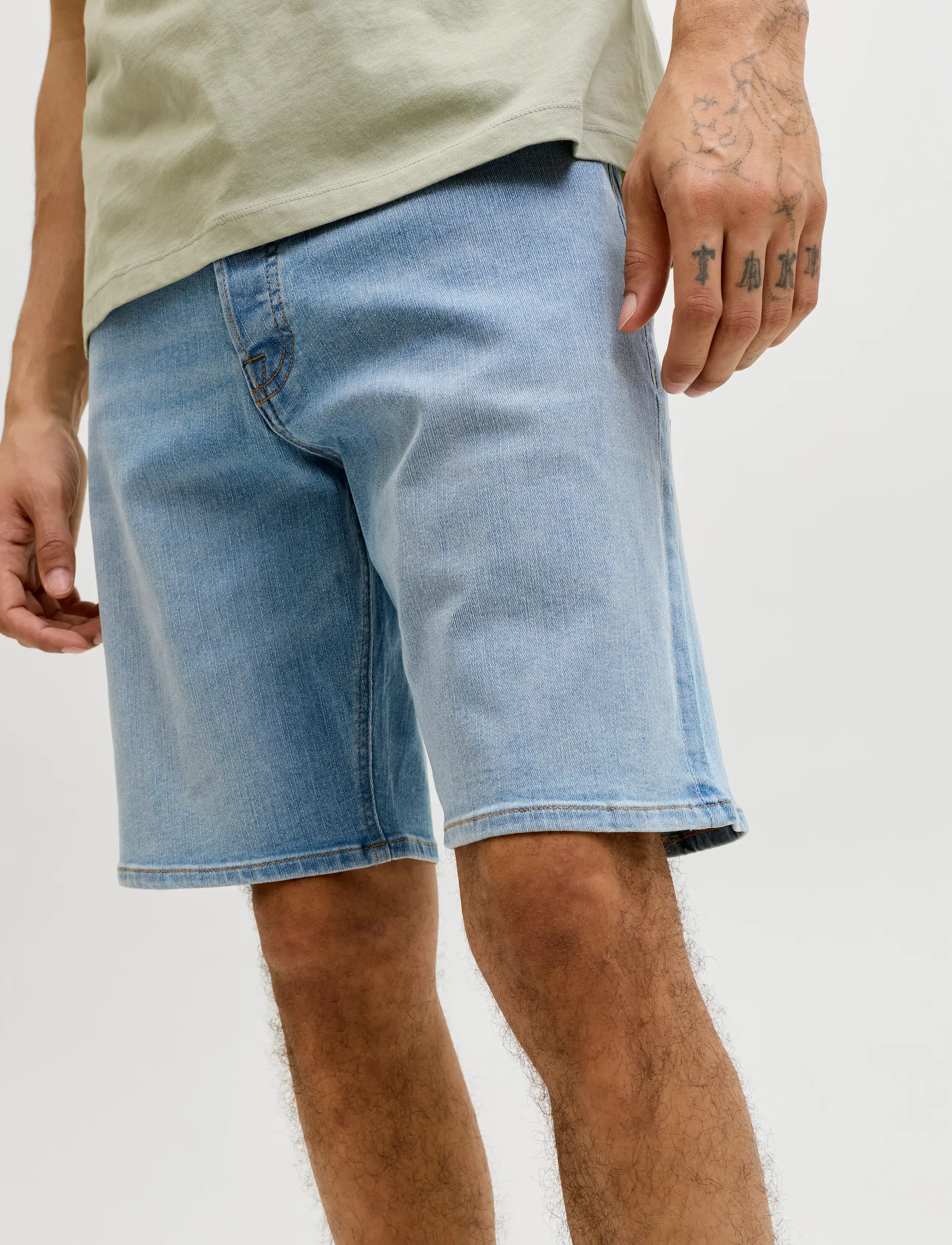 Jack & Jones - JJIRICK JJORIGINAL SHORTS AT 999 - denim shorts - blue denim - 5