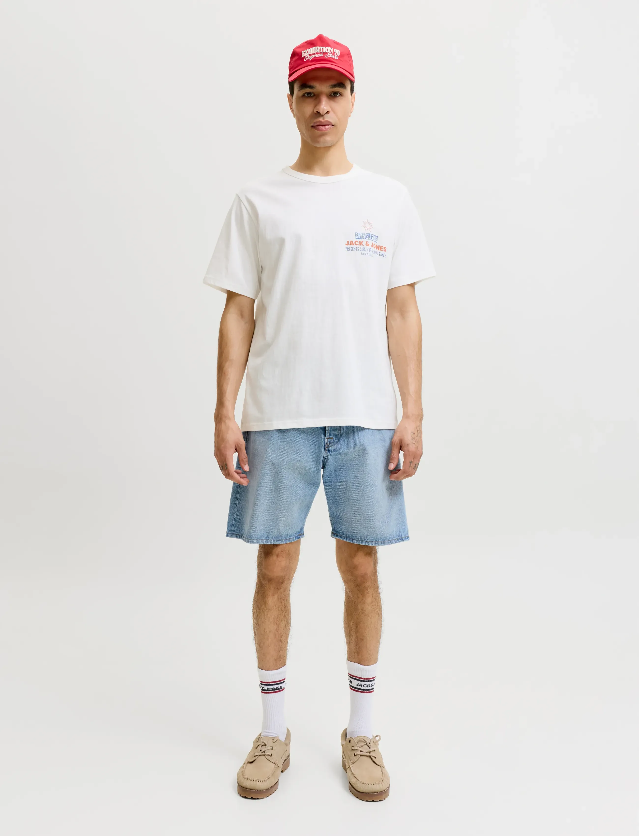Jack & Jones - JJITONY JJORIGINAL SHORTS AKM 111 - jorts - blue denim - 4