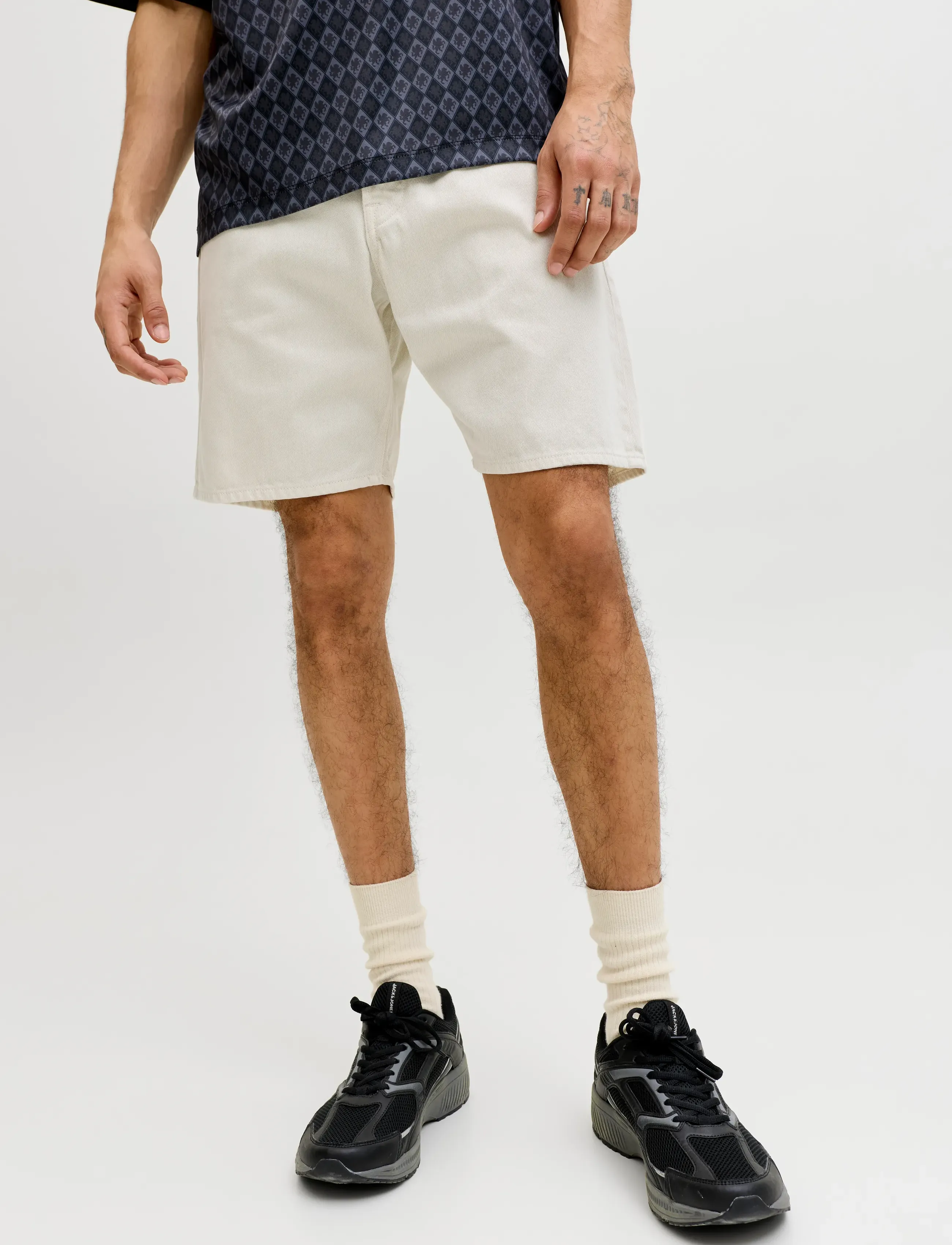 Jack & Jones - JJITONY JJORIGINAL SHORTS AKM 111 - jorts - cloud dancer - 5