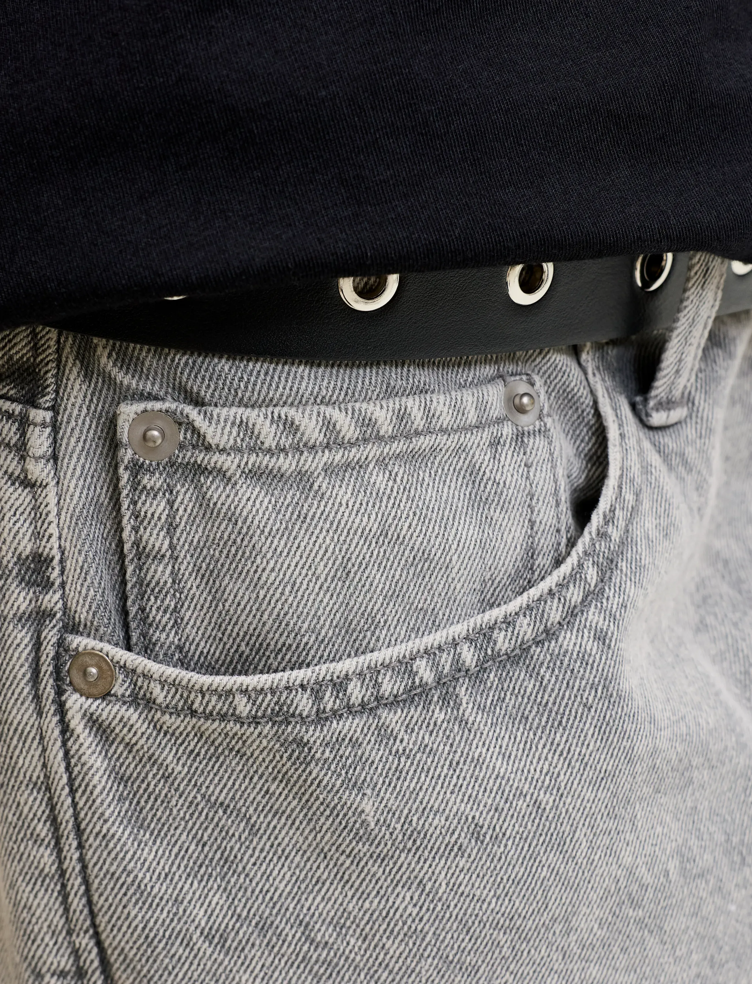 Jack & Jones JJITONY JJORIGINAL SHORTS AKM 111 - Streetstyle - GREY DENIM / grey