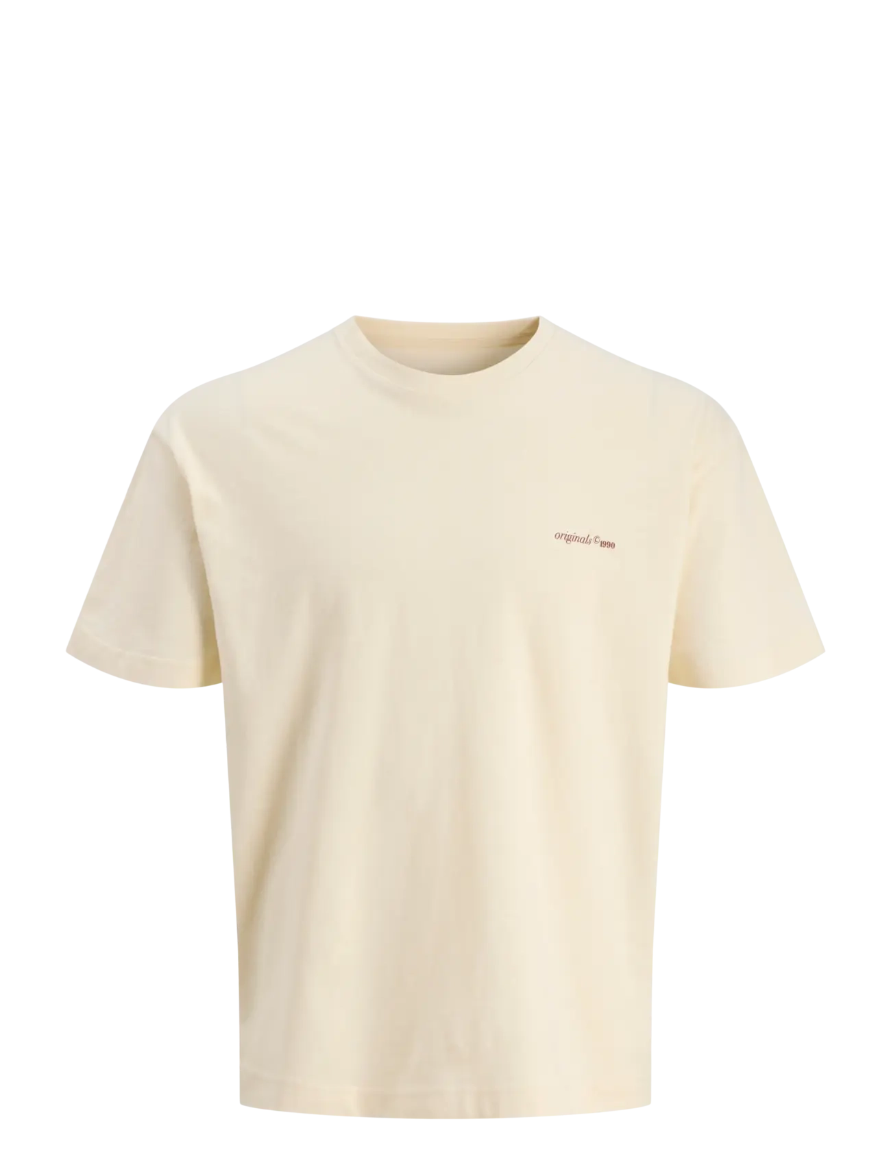 JACK & JONES Jormontauk Back Graphic Tee Sscn Ea26 Sn Cream - L - Herren
