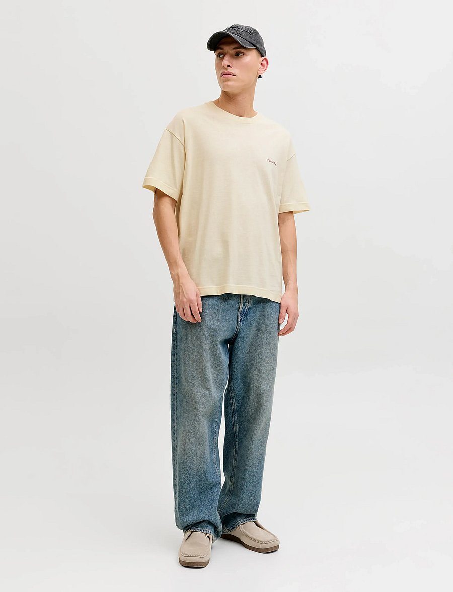 Jack & Jones - JORMONTAUK BACK GRAPHIC TEE SSCN EA26 SN - kurzärmelig - antique white - 4