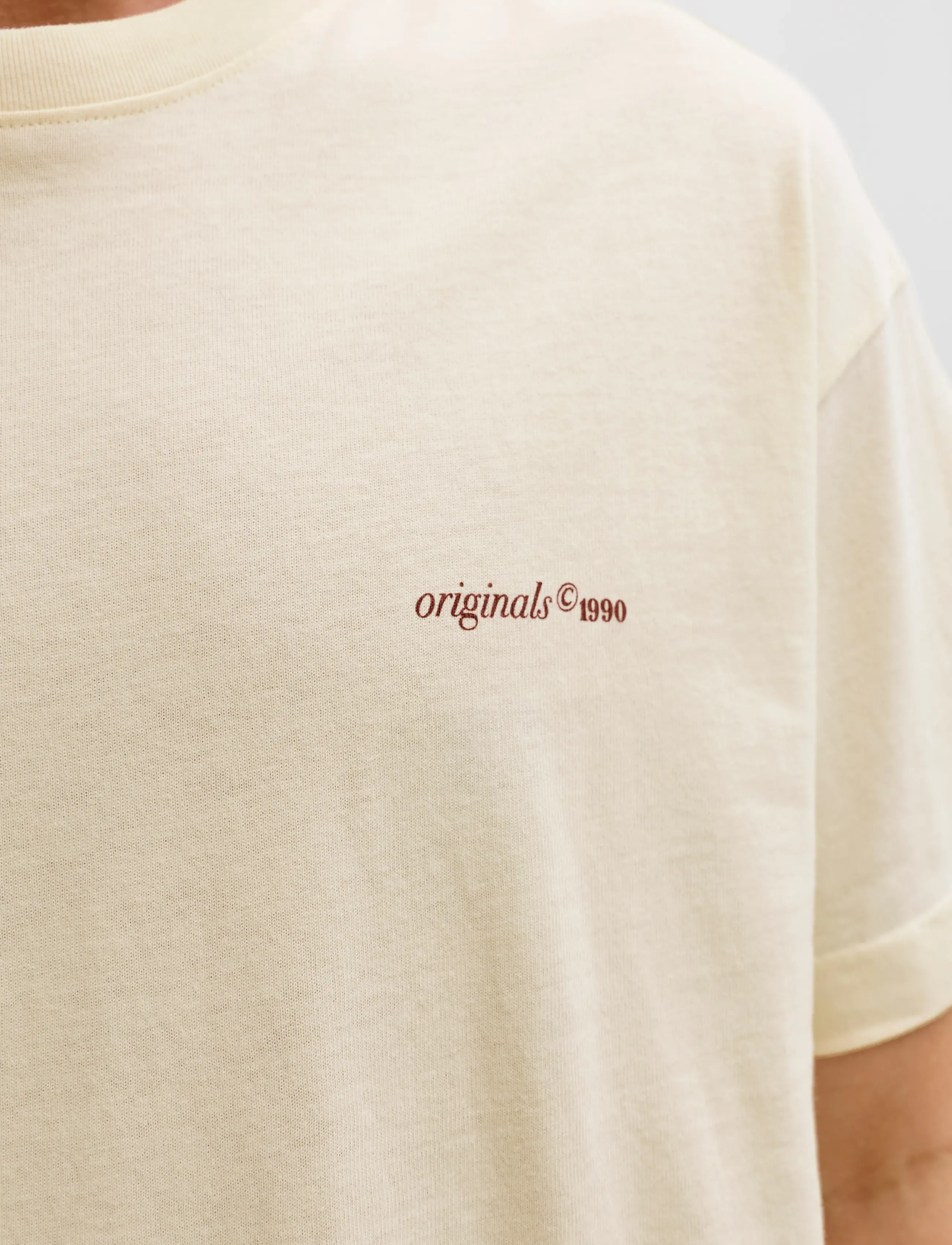 Jack & Jones - JORMONTAUK BACK GRAPHIC TEE SSCN EA26 SN - kurzärmelig - antique white - 5