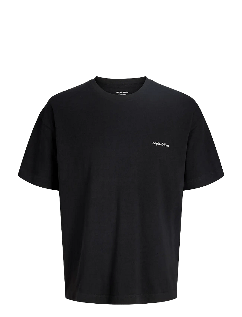 Jack & Jones - JORMONTAUK BACK GRAPHIC TEE SSCN EA26 SN - lühikeste varrukatega t-särgid - black - 1