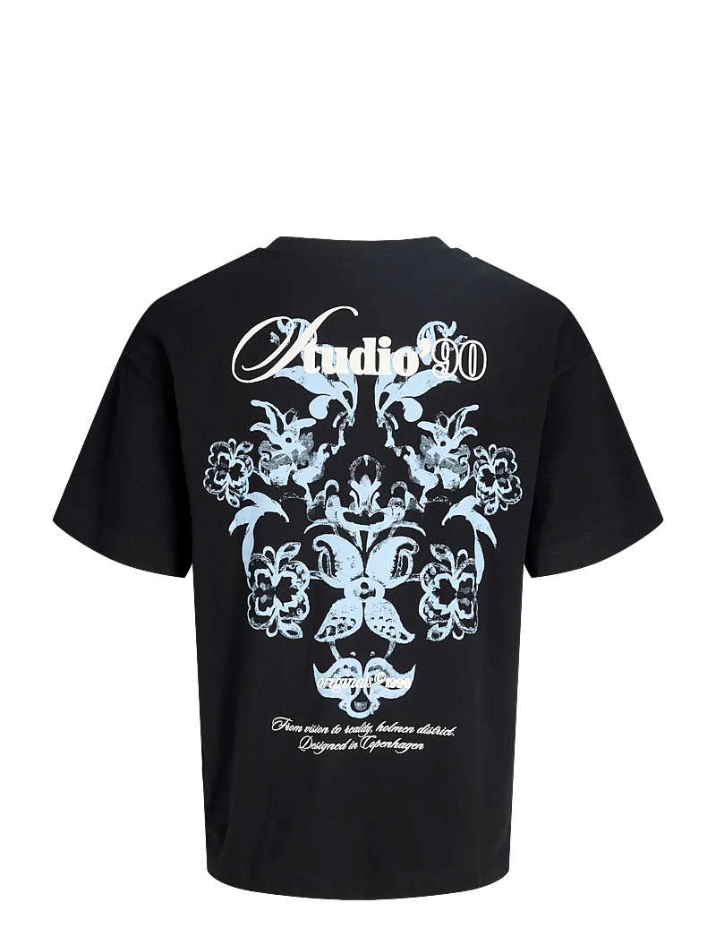 Jack & Jones - JORMONTAUK BACK GRAPHIC TEE SSCN EA26 SN - lühikeste varrukatega t-särgid - black - 2