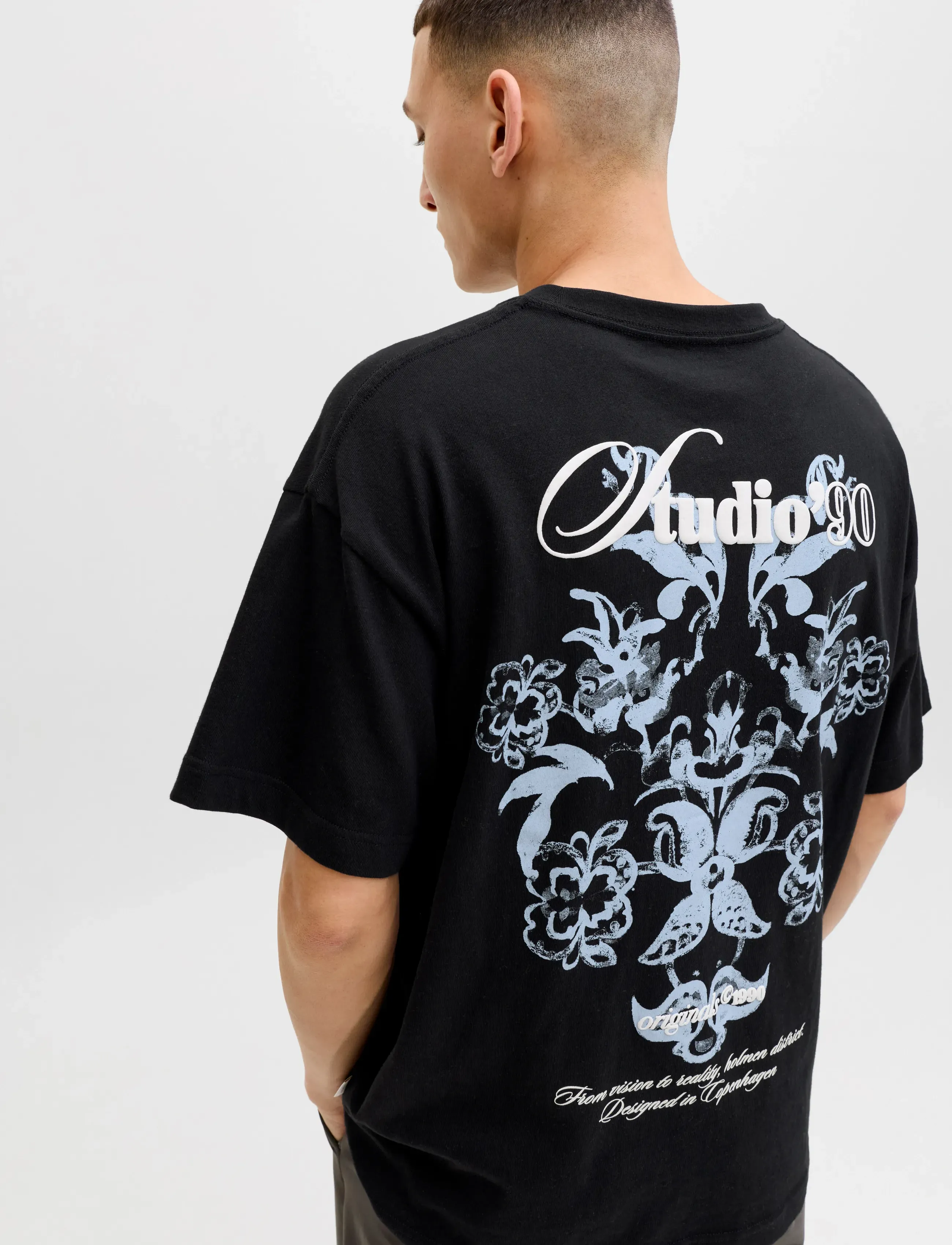 Jack & Jones - JORMONTAUK BACK GRAPHIC TEE SSCN EA26 SN - kurzärmelig - black - 5