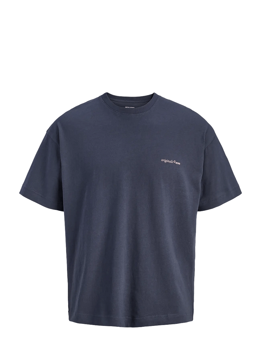 Jack & Jones - JORMONTAUK BACK GRAPHIC TEE SSCN EA26 SN - kortærmede t-shirts - odyssey gray - 1