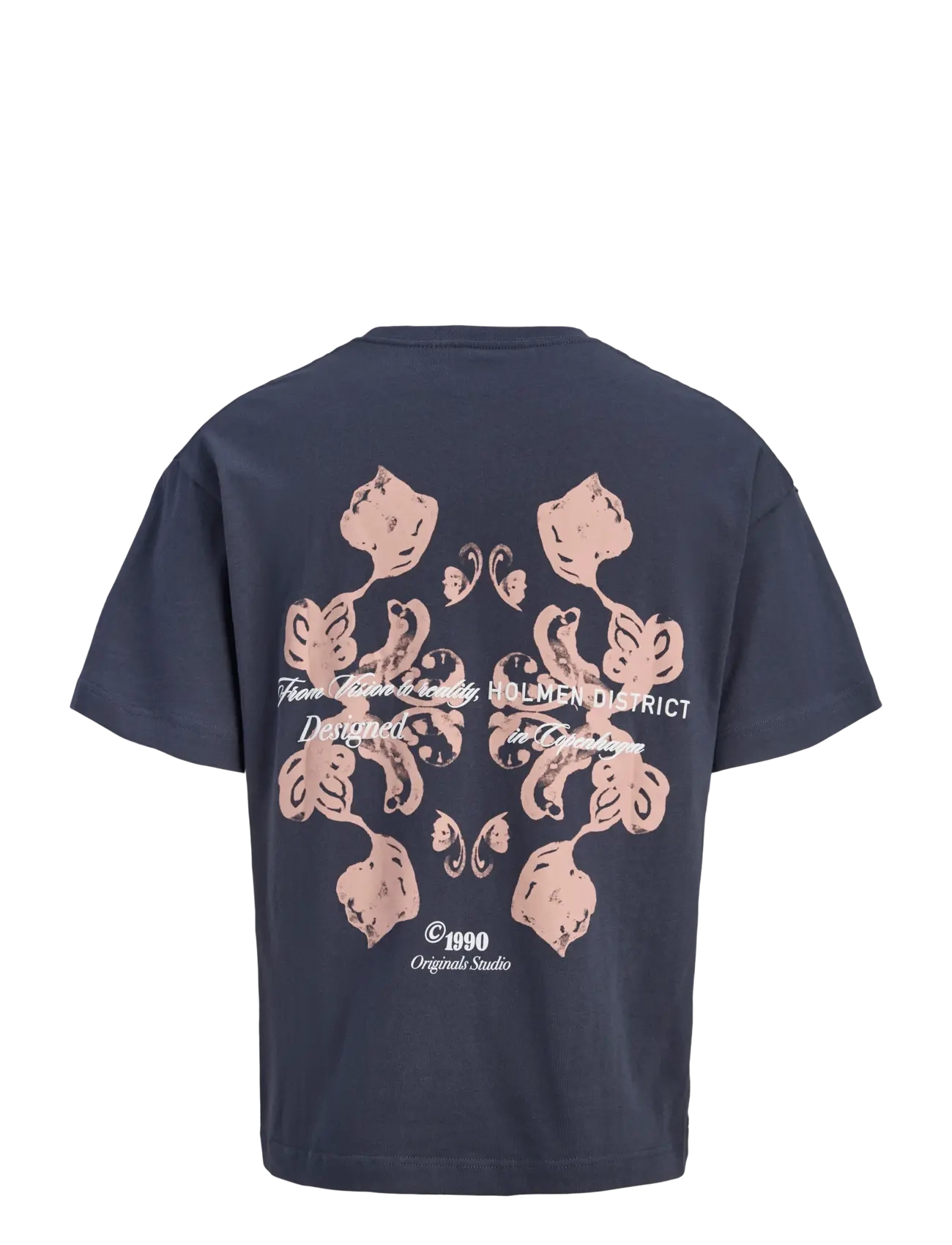 Jack & Jones - JORMONTAUK BACK GRAPHIC TEE SSCN EA26 SN - madalaimad hinnad - odyssey gray - 2