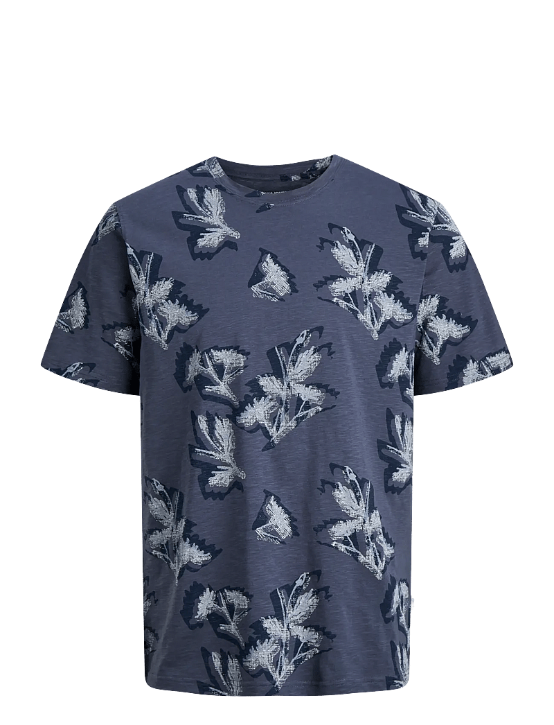 Jack & Jones - JORMONTAUK AOP TEE CREW NECK - kortærmede t-shirts - odyssey gray - 1
