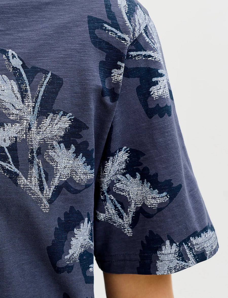 Jack & Jones - JORMONTAUK AOP TEE CREW NECK - kortærmede t-shirts - odyssey gray - 4