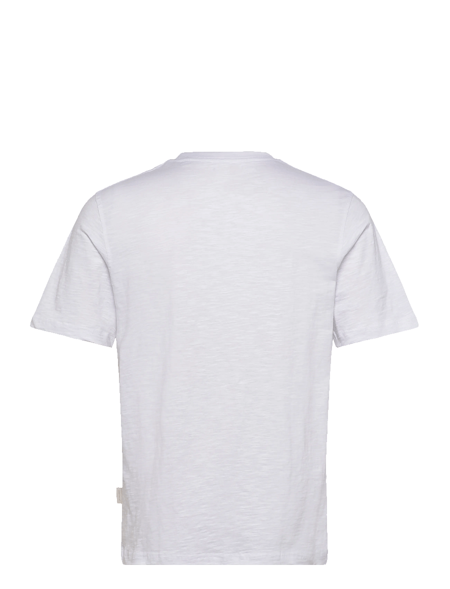 Jack & Jones - JORMONTAUK AOP POCKET TEE CN - kurzärmelige t-shirts - bright white - 1