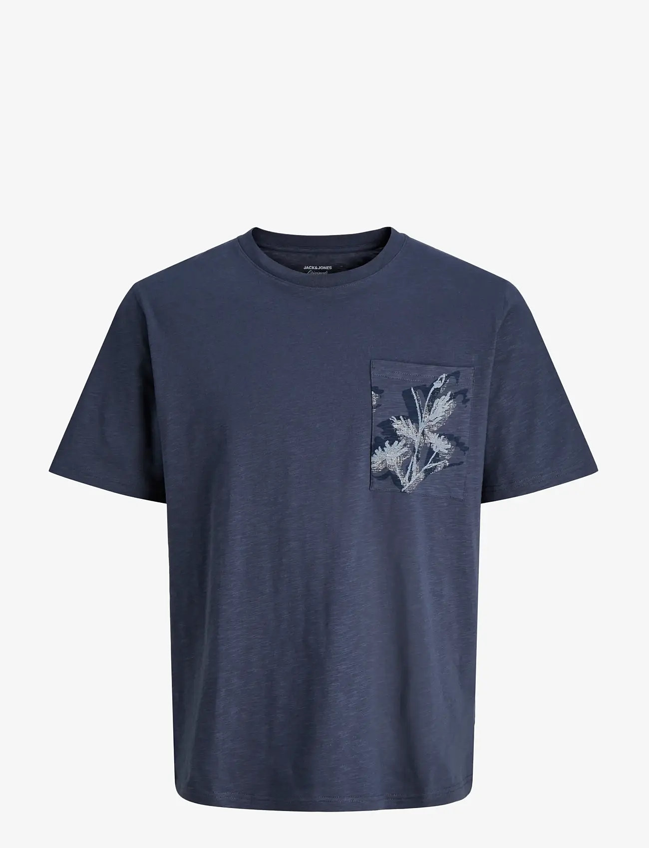 Jack & Jones - JORMONTAUK AOP POCKET TEE CN - kortærmede t-shirts - odyssey gray - 1