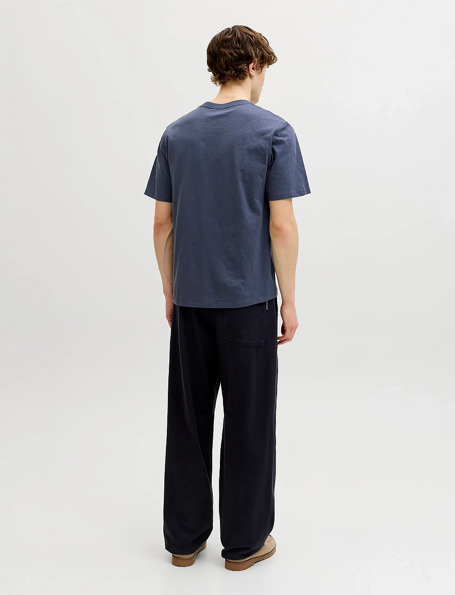 Jack & Jones - JORMONTAUK AOP POCKET TEE CN - kurzärmelig - odyssey gray - 2