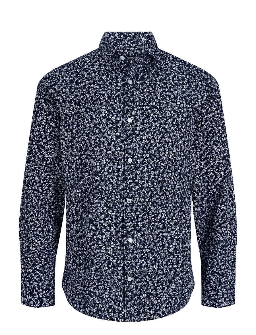 Jack & Jones - JPRBLABLACKPOOL PRINT LS SHIRT - koszule we wzory - night sky - 1
