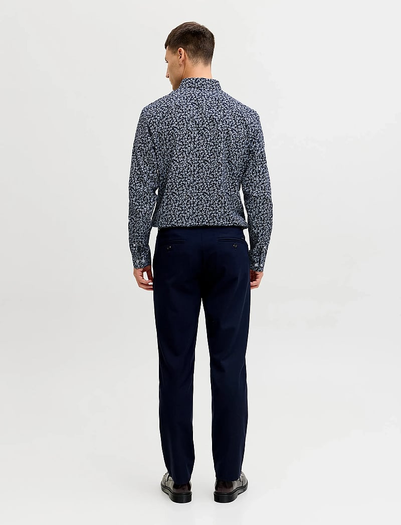Jack & Jones - JPRBLABLACKPOOL PRINT LS SHIRT - mønstrede skjorter - night sky - 2