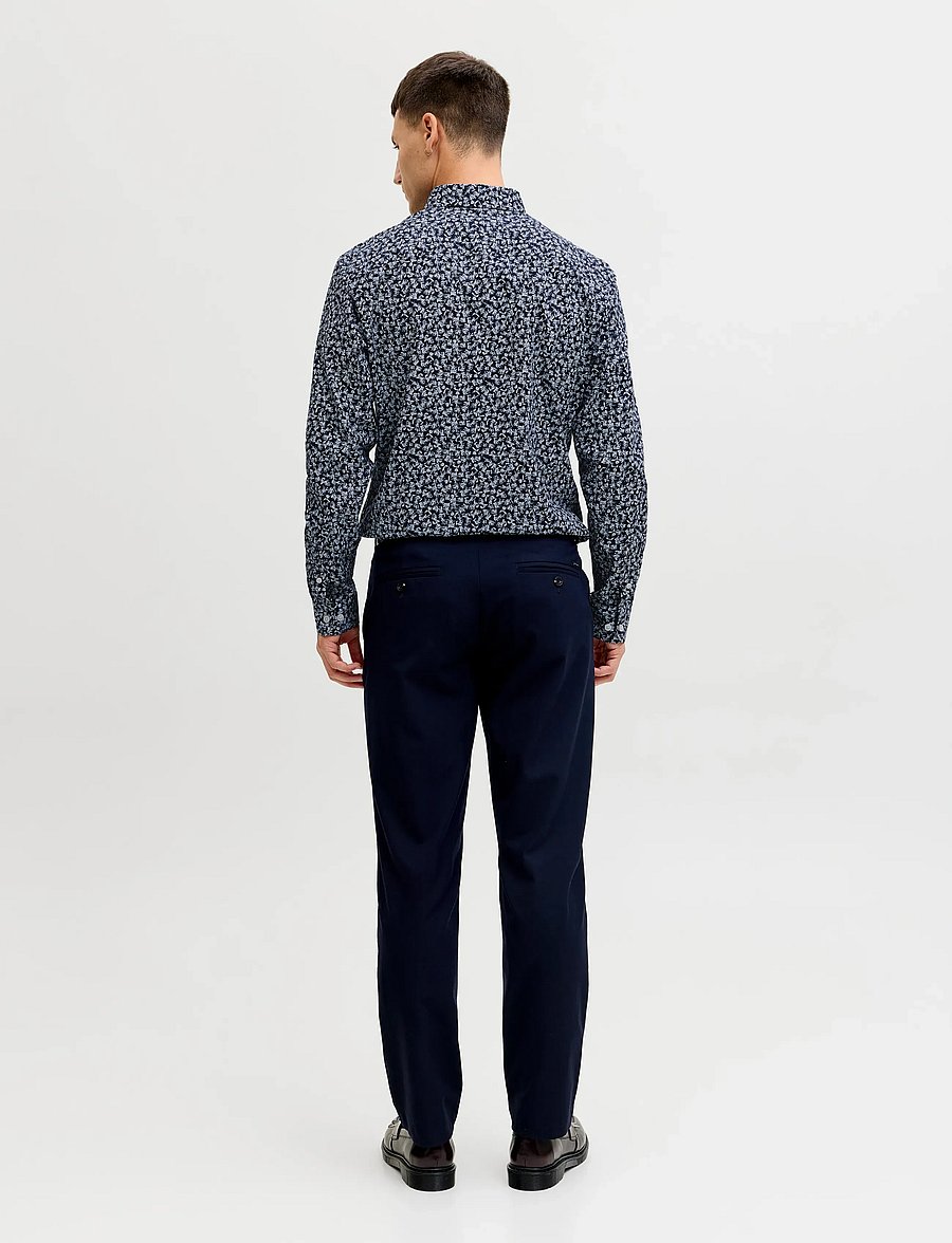 Jack & Jones - JPRBLABLACKPOOL PRINT LS SHIRT - koszule we wzory - night sky - 2